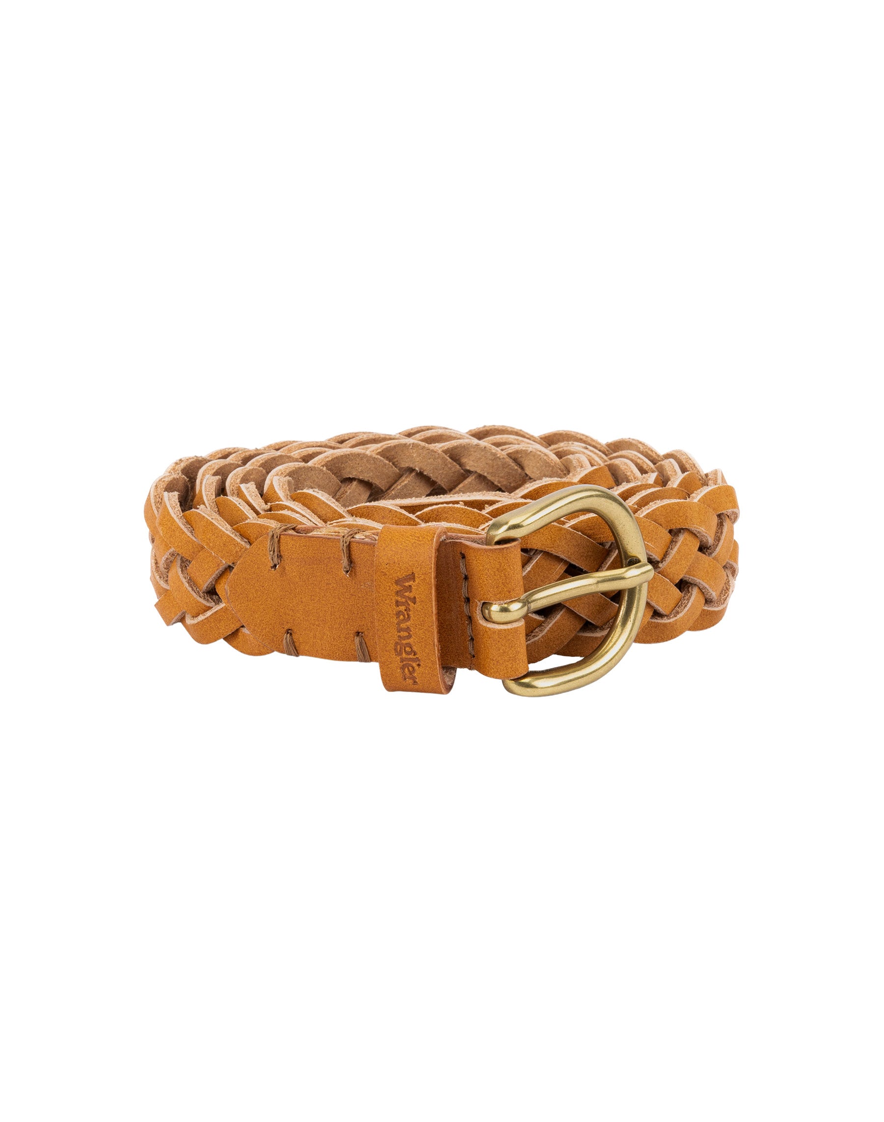 Braided Belt in Cognac Ceinture Wrangler