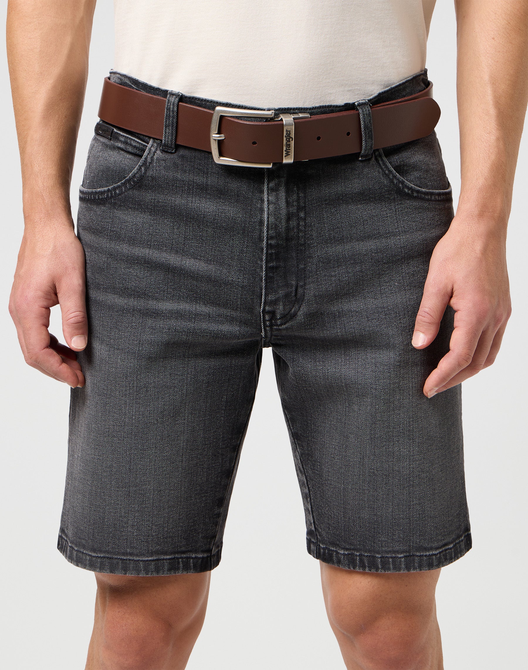 Two Sided Belt in Brown Ceinture Wrangler