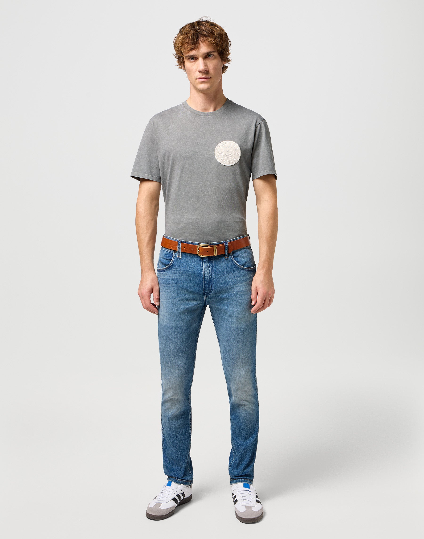 Easy Belt in Cognac Ceinture Wrangler