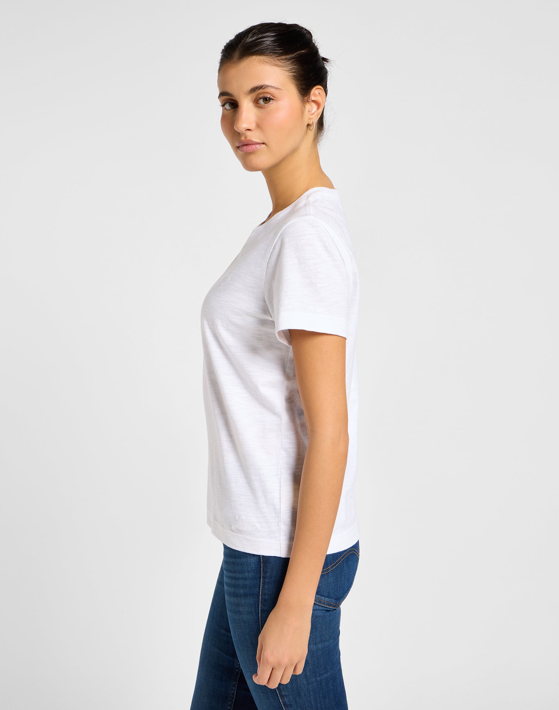 Perfect Tee en blanc brillant T-shirts Lee