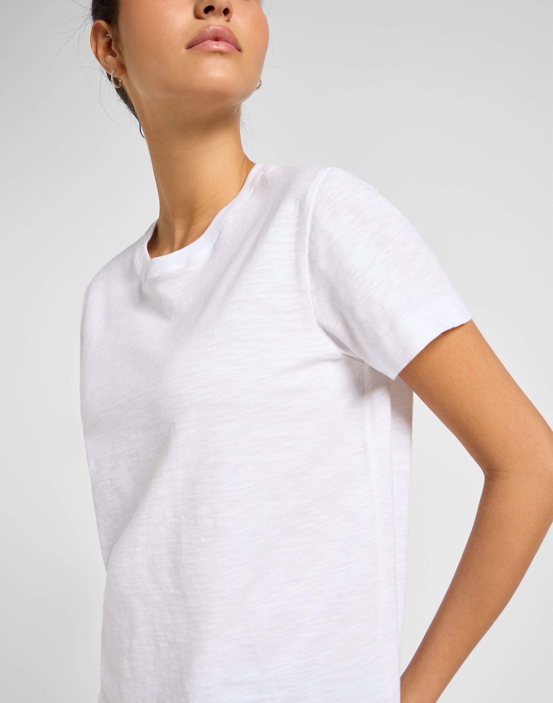 Perfect Tee en blanc brillant T-shirts Lee