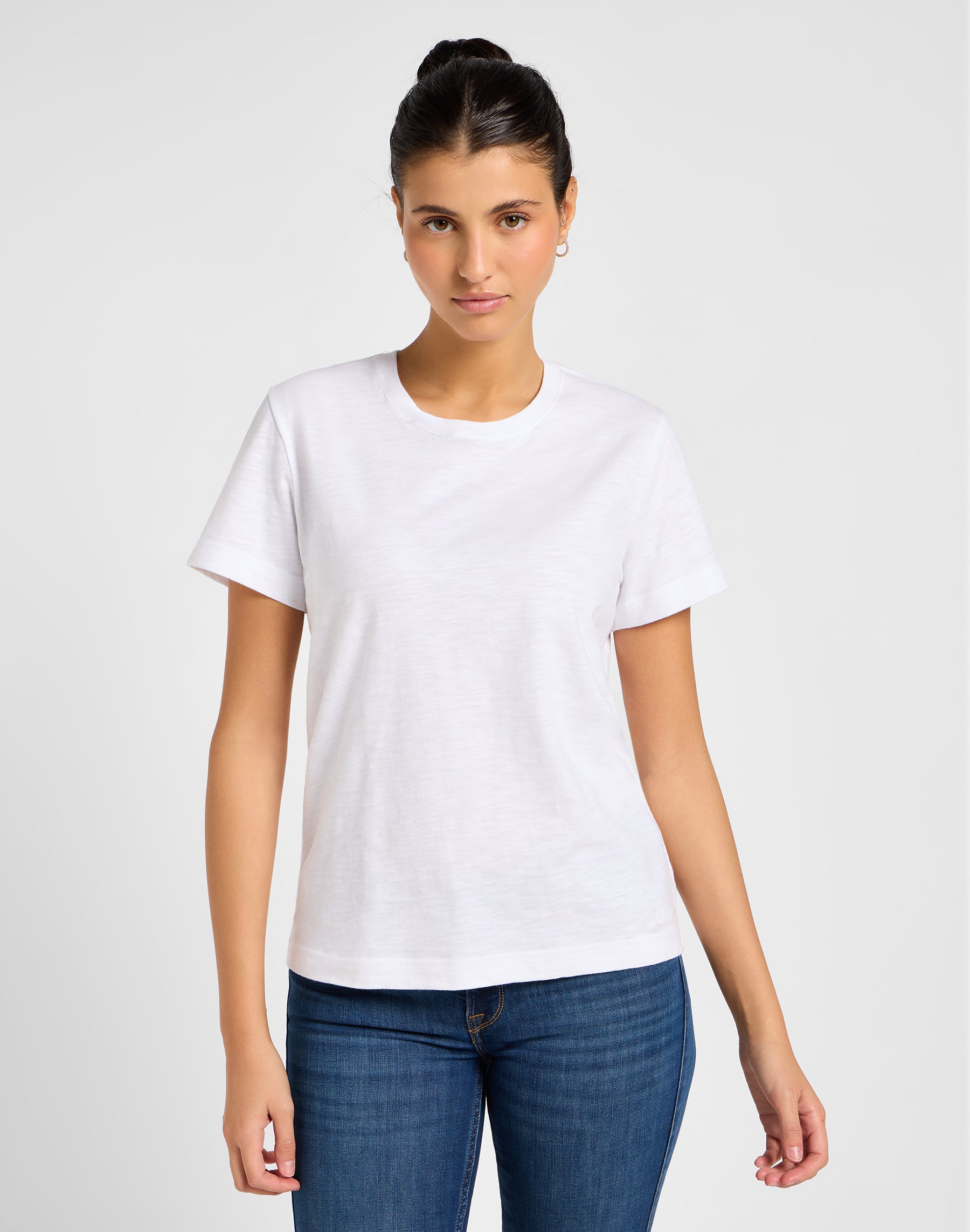 Perfect Tee en blanc brillant T-shirts Lee