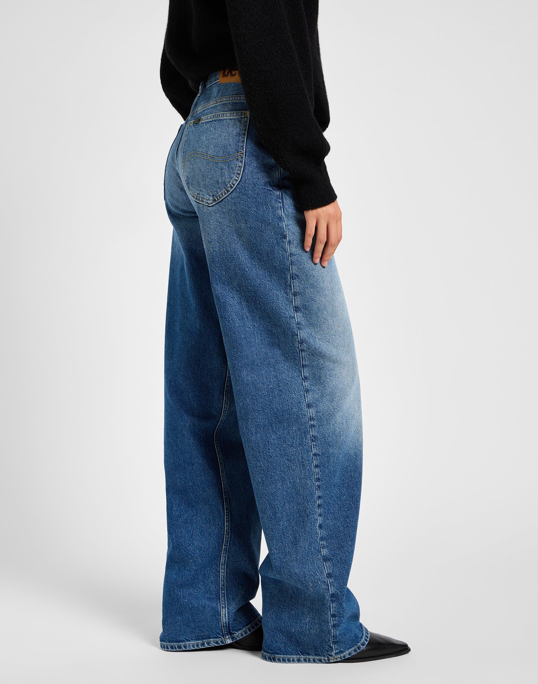 Rider Loose en jeans Blue Flame Lee