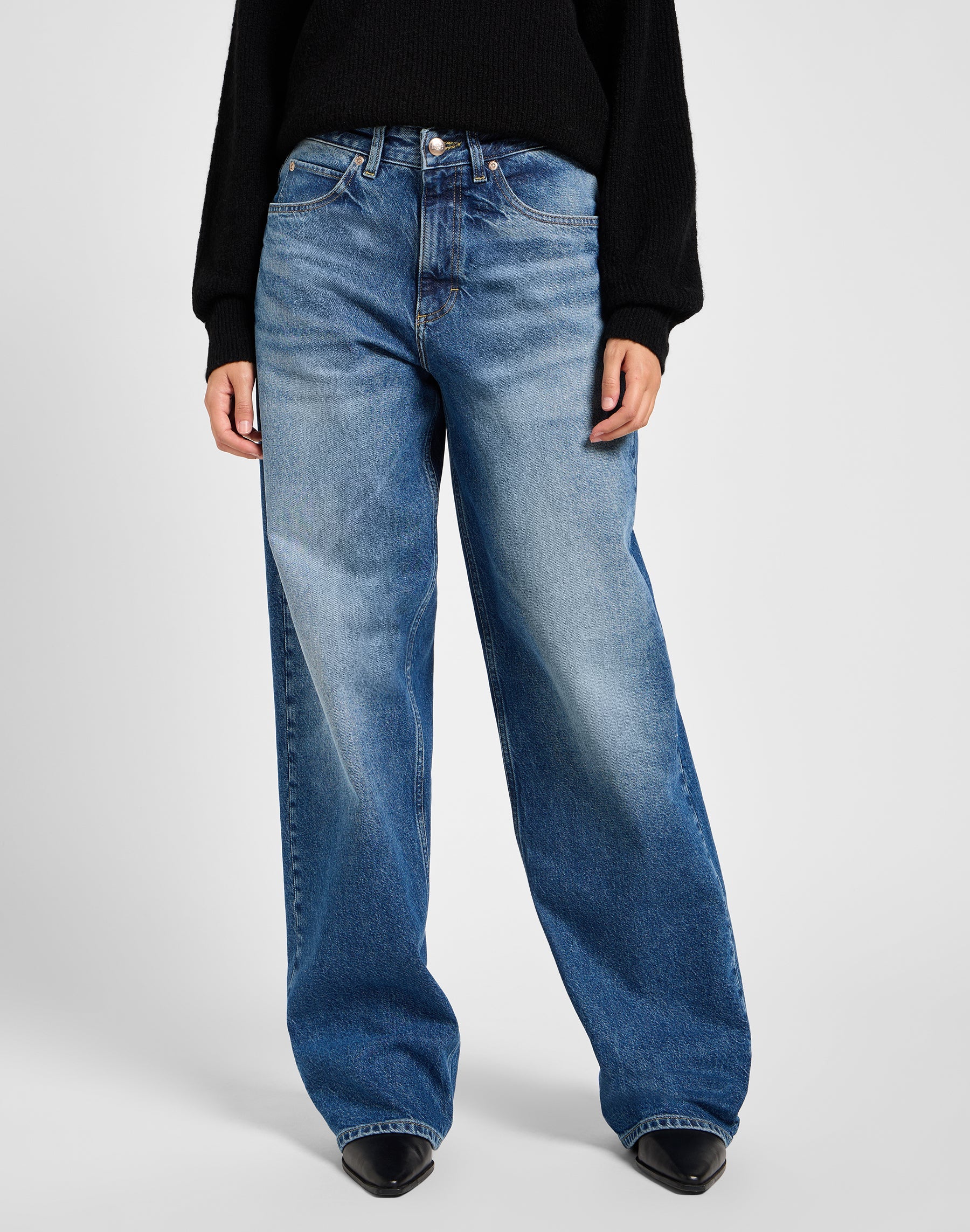 Rider Loose en jeans Blue Flame Lee