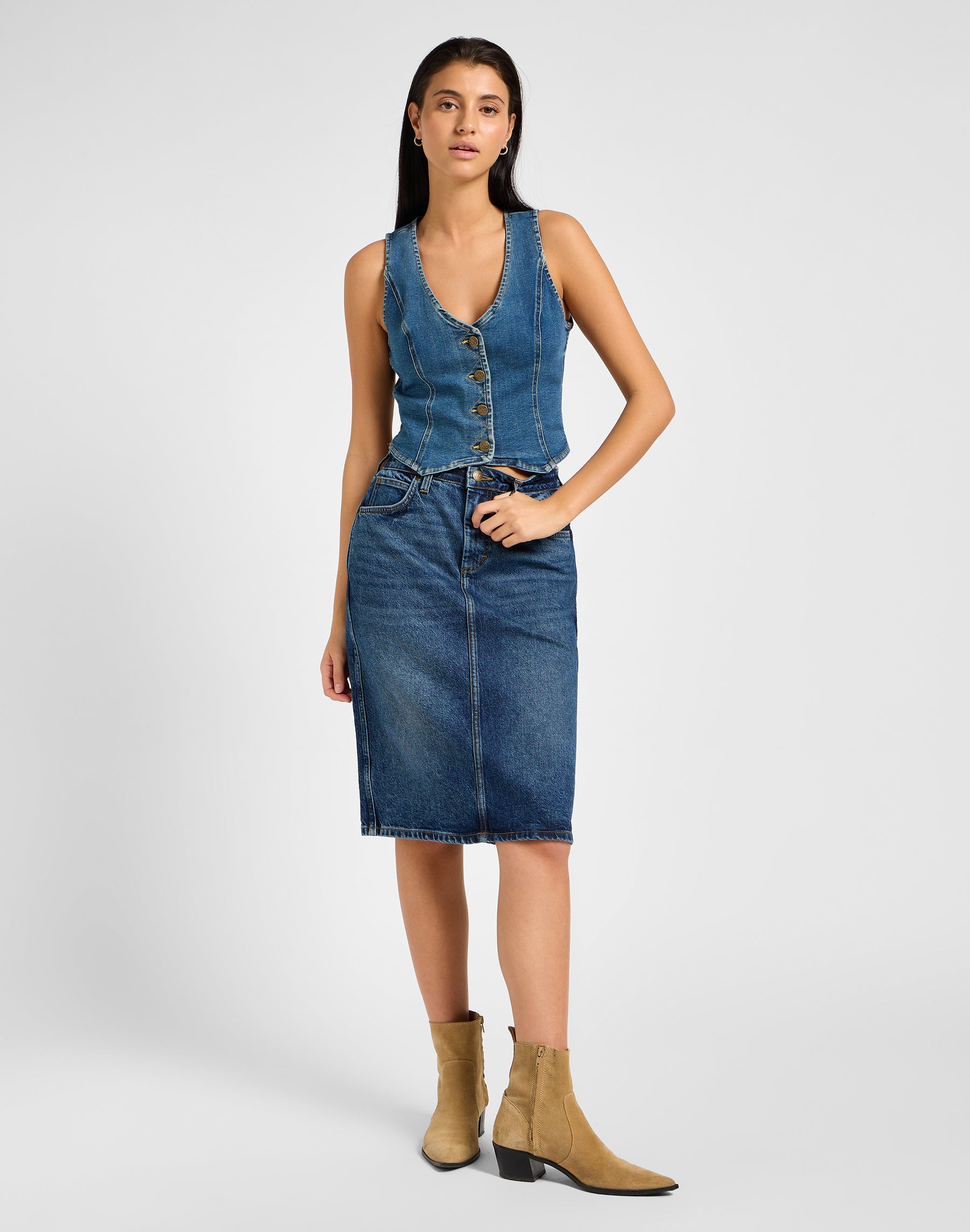 Jupe midi dans les jupes Dark Glamour Lee