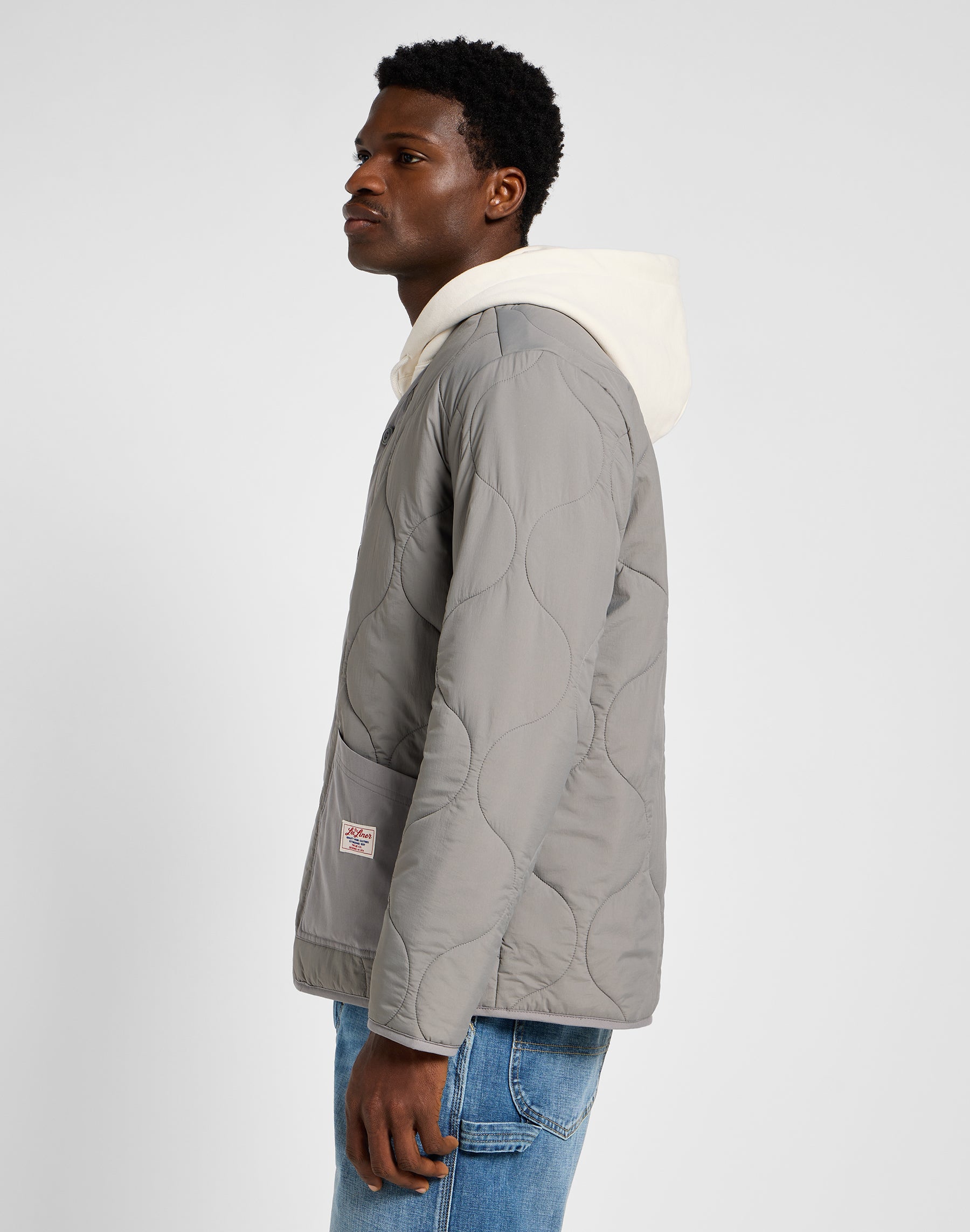 Veste de doublure matelassée en Hd Lee Gray Vestes Lee