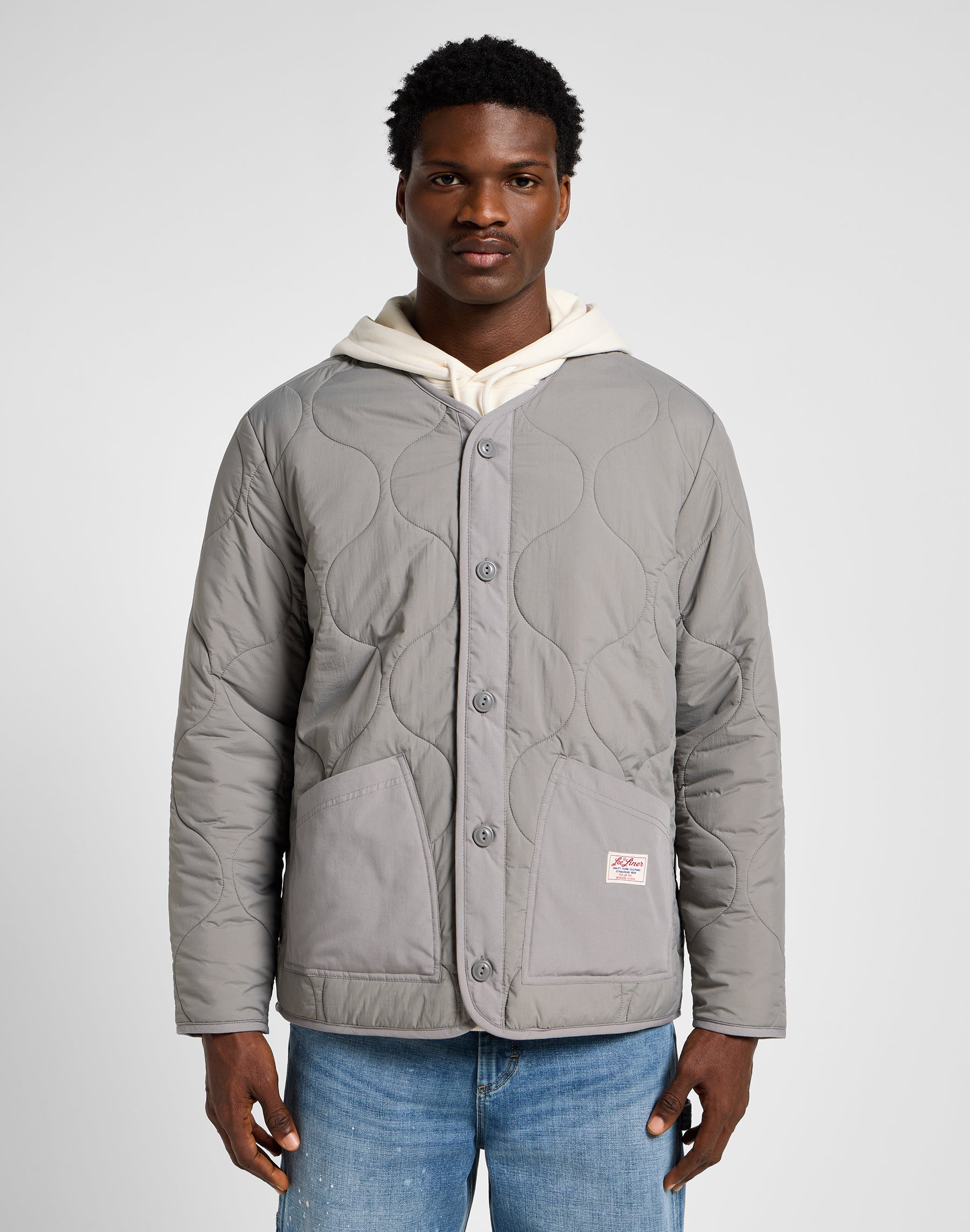 Veste de doublure matelassée en Hd Lee Gray Vestes Lee