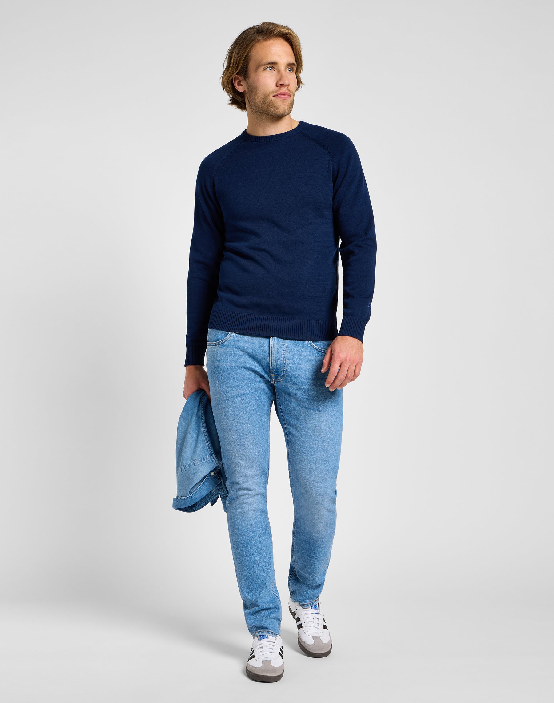 Sweat Clean Raglan en True Navy Sweatshirts Lee