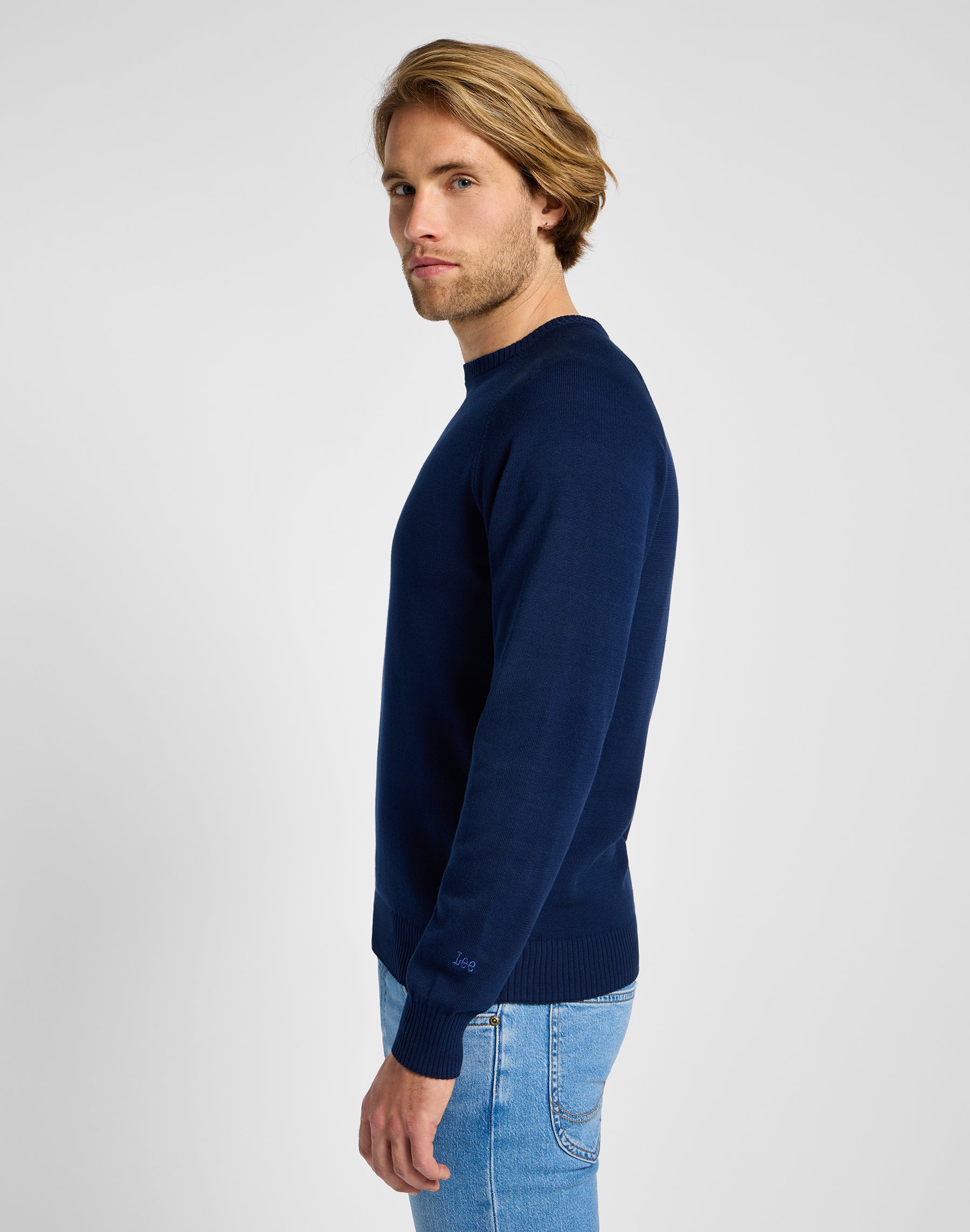 Sweat Clean Raglan en True Navy Sweatshirts Lee