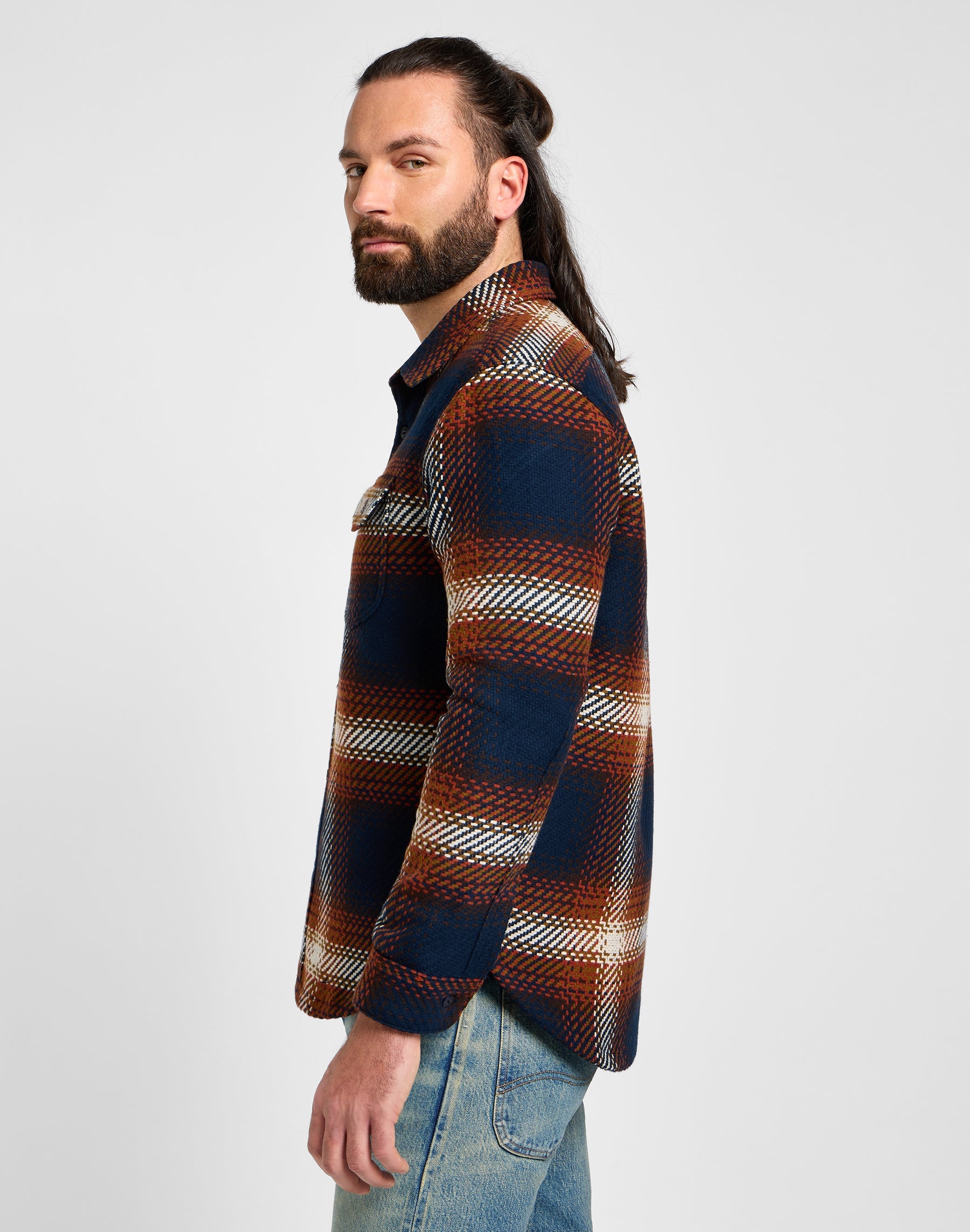 101 Chemise de travail à Navy Chemises Lee