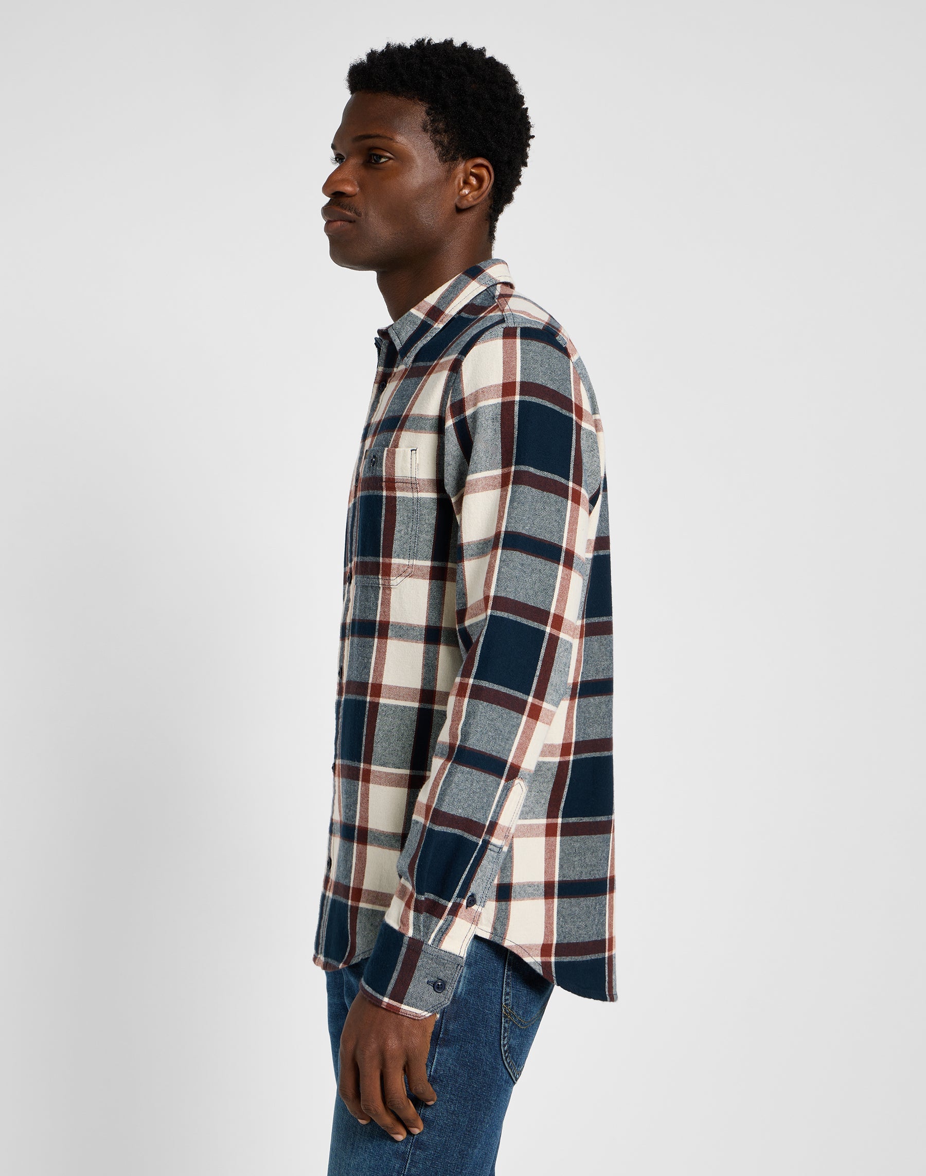 Leesure Shirt in Blue Chemises Lee