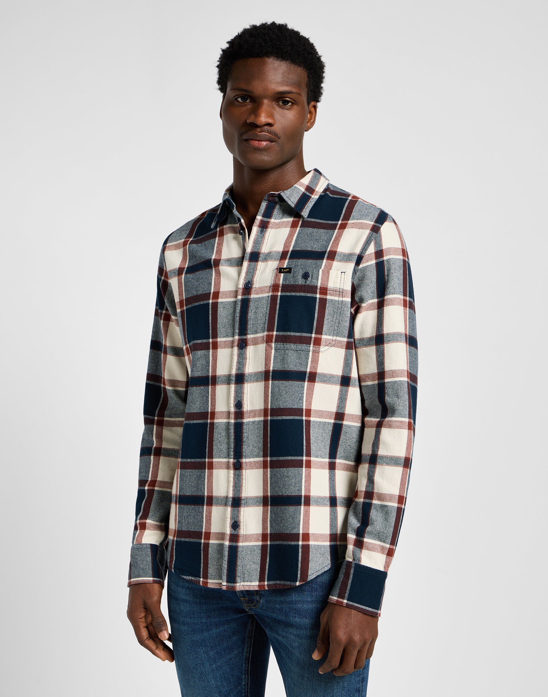 Leesure Shirt in Blue Chemises Lee