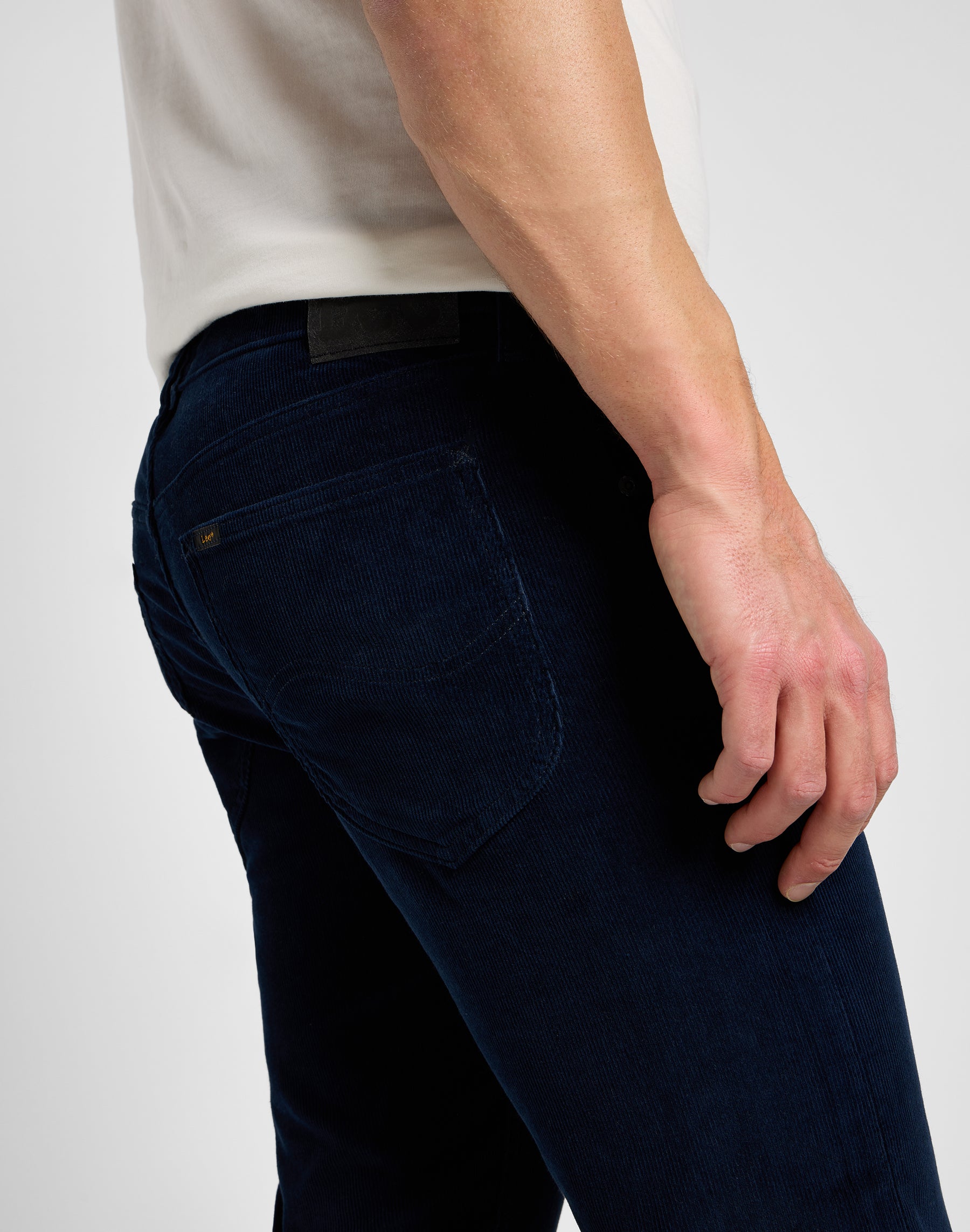 Daren Zip Fly en pantalon Rivet Navy Lee