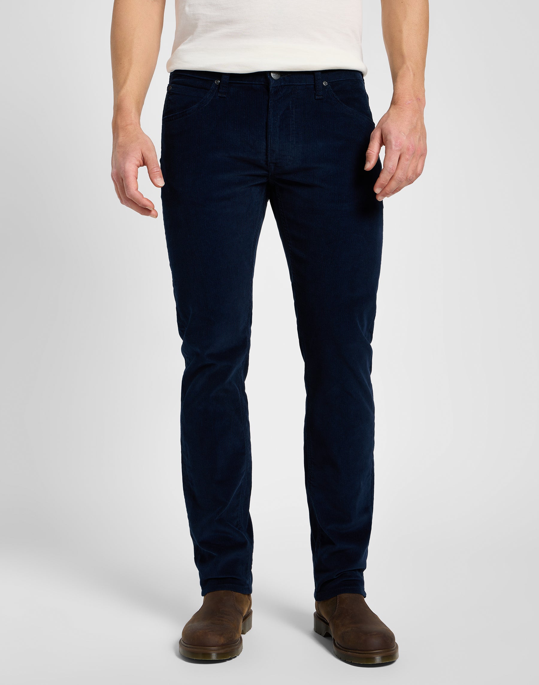 Daren Zip Fly en pantalon Rivet Navy Lee