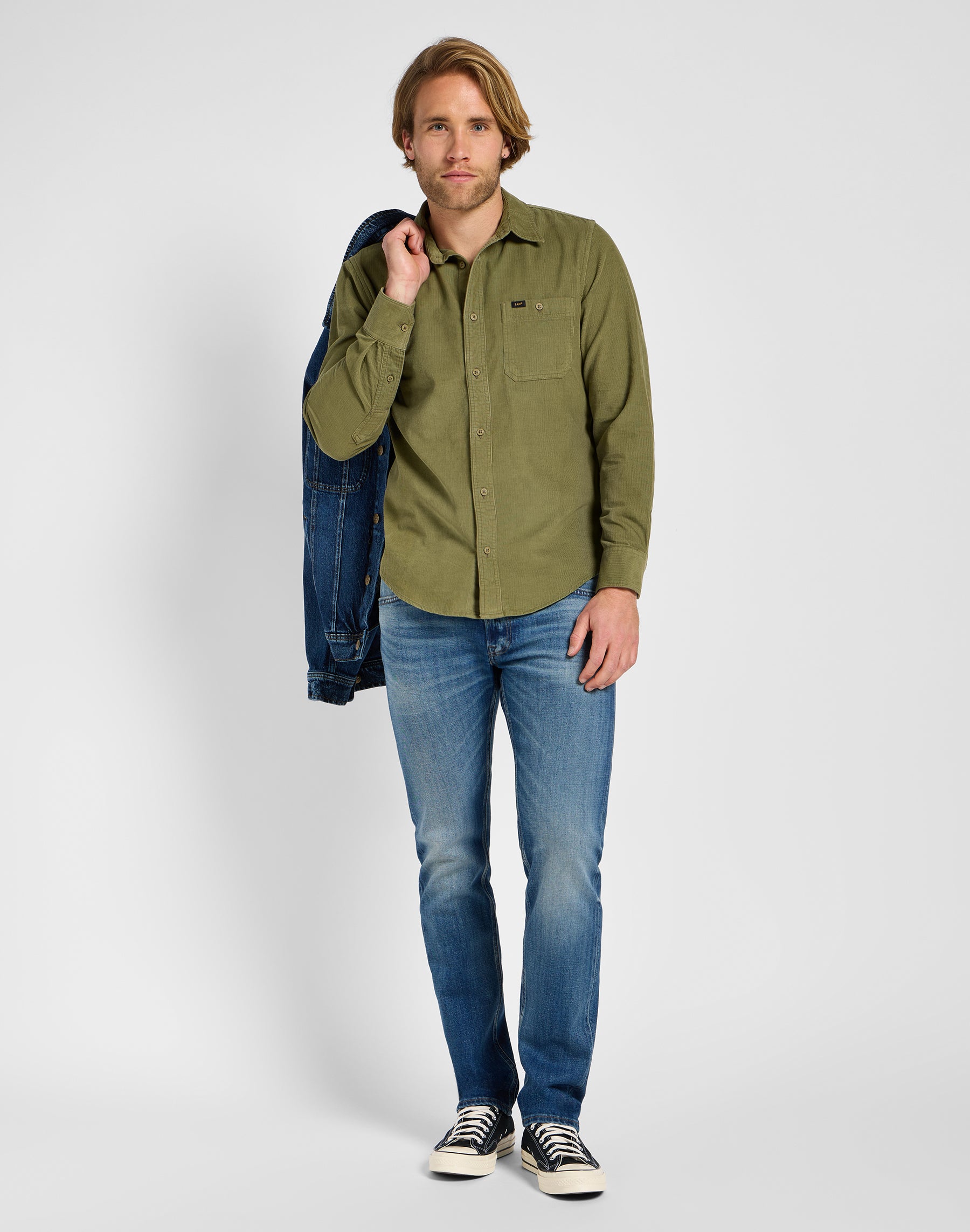 Daren Zip Fly en jeans Rising Tide Lee