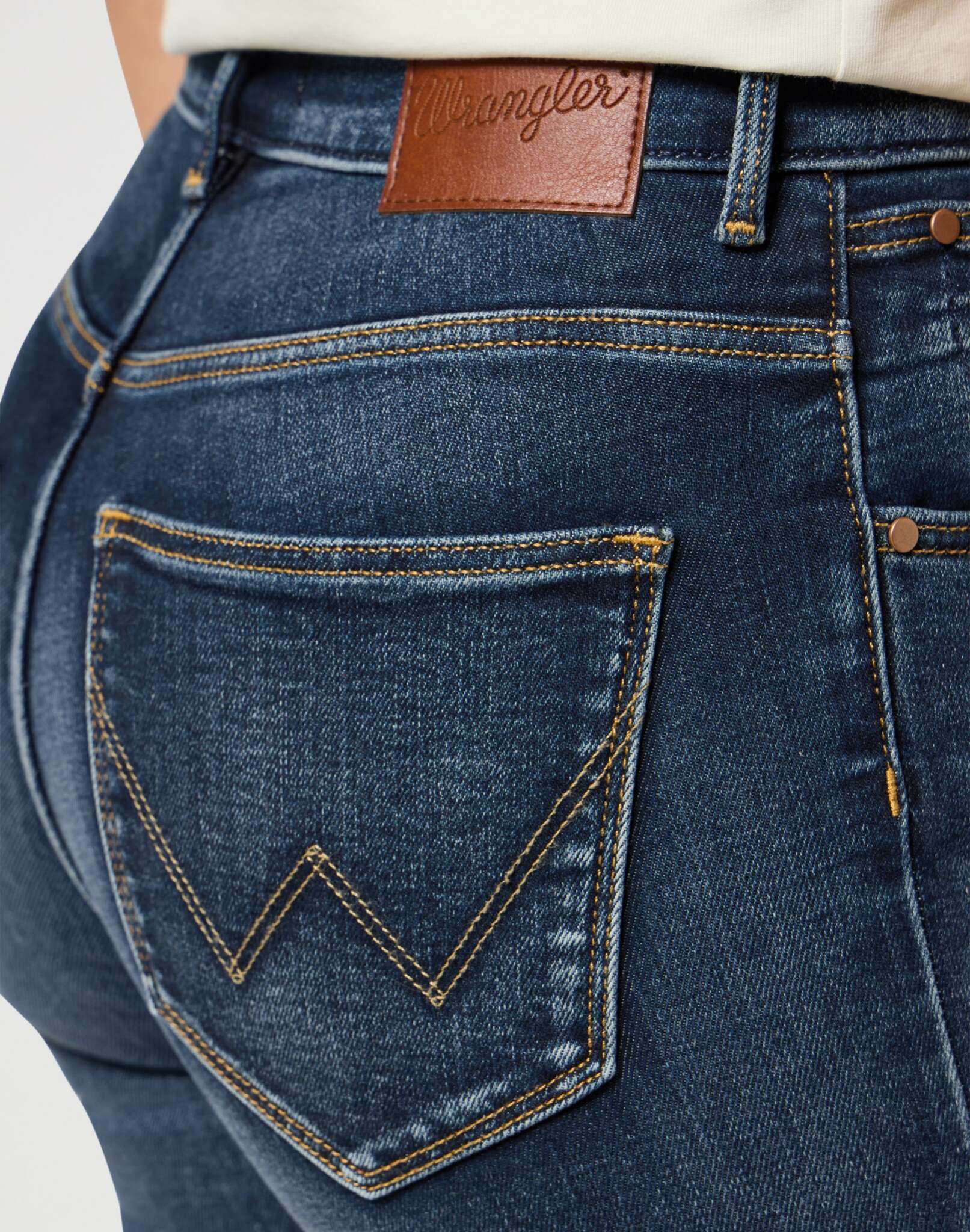 Jeans High Skinny in Harmony Blues Wrangler