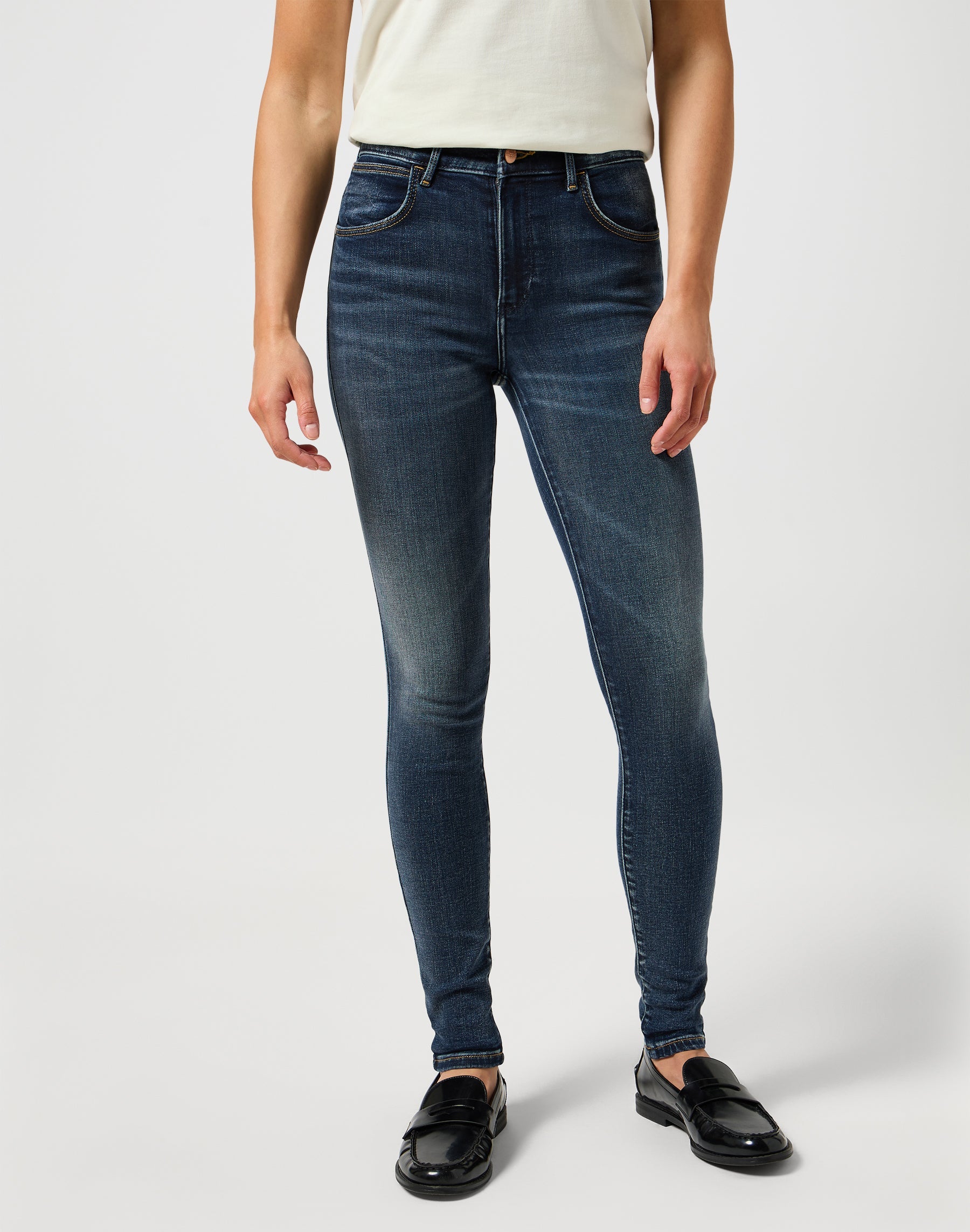 Jeans High Skinny in Harmony Blues Wrangler