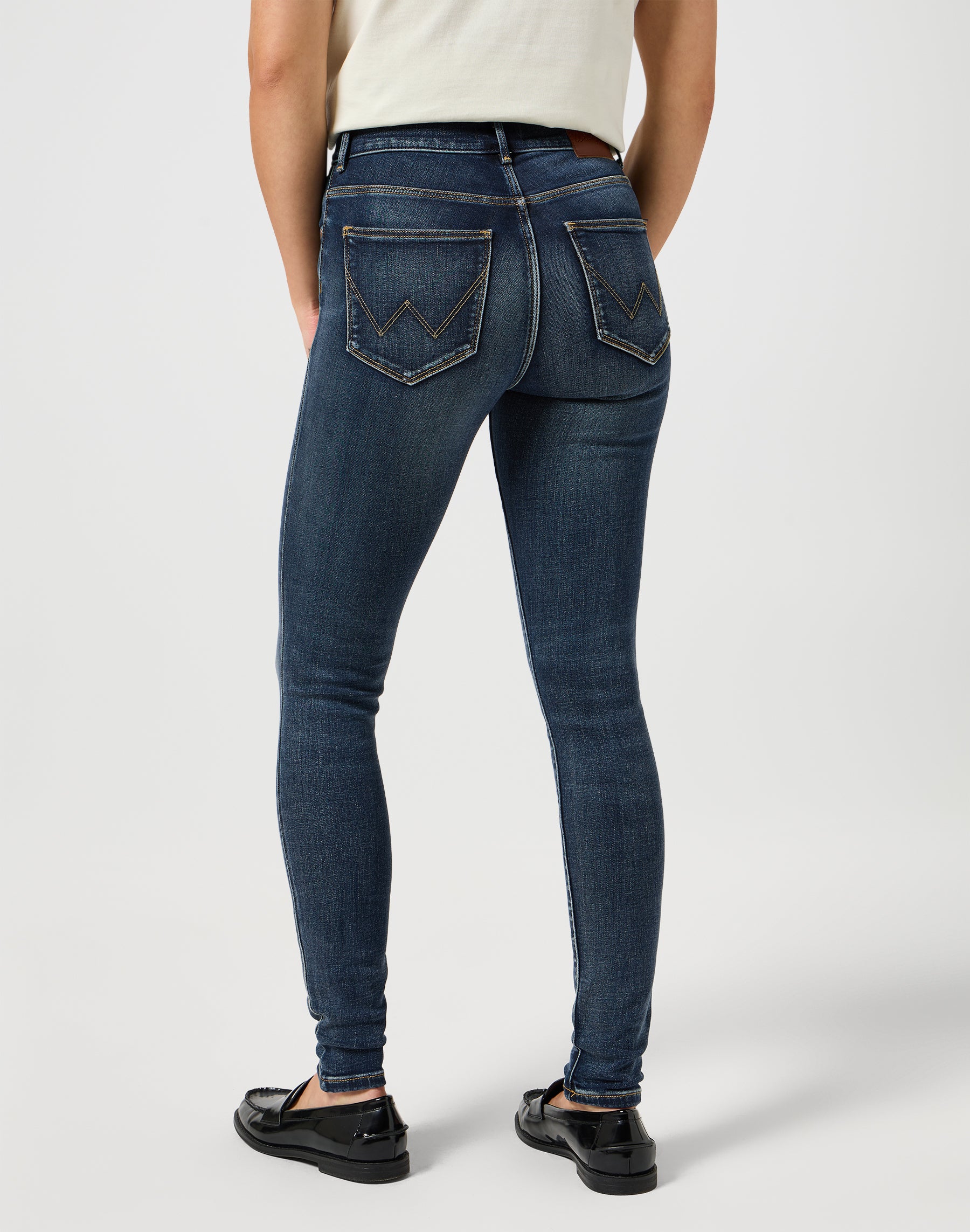 Jeans High Skinny in Harmony Blues Wrangler