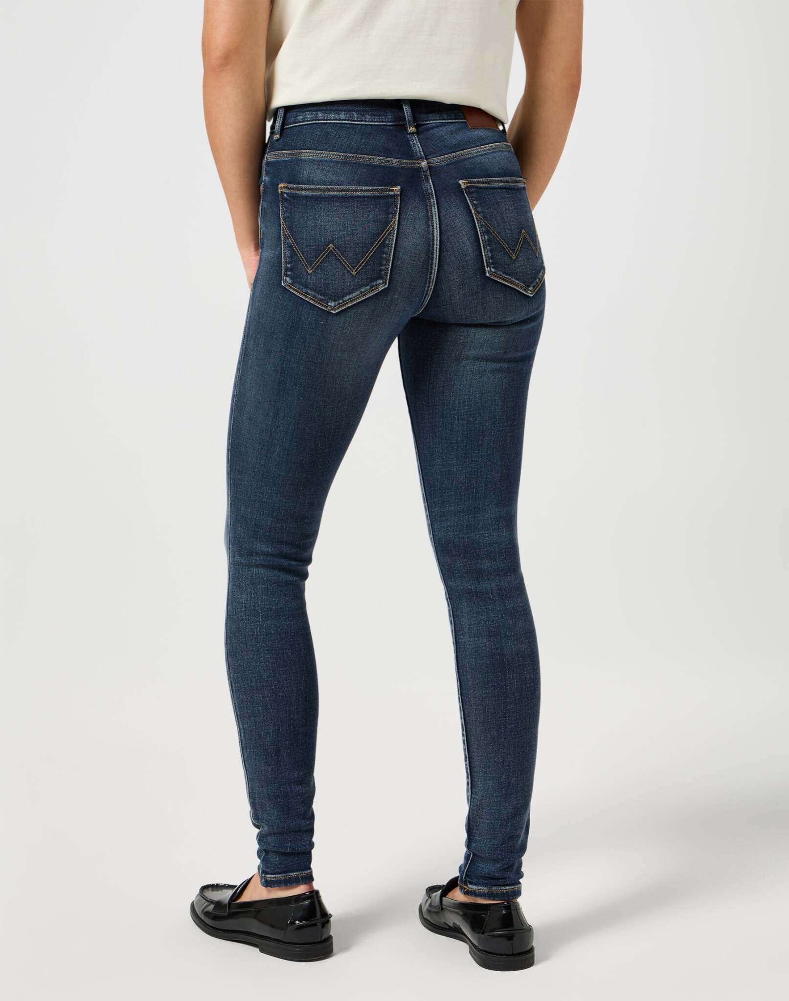 Jeans High Skinny in Harmony Blues Wrangler