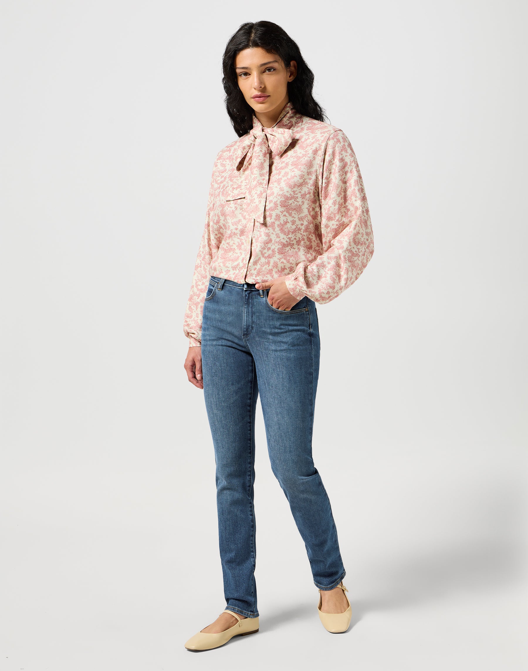 Slim en denim smokey Jeans Wrangler