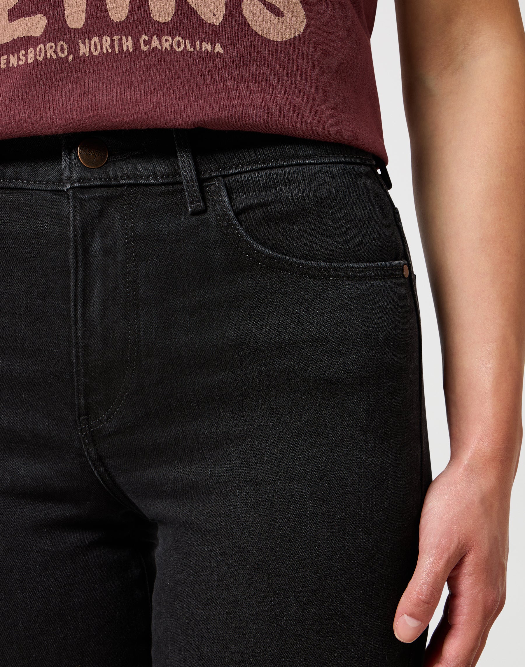 Jeans droit drainpipe Wrangler