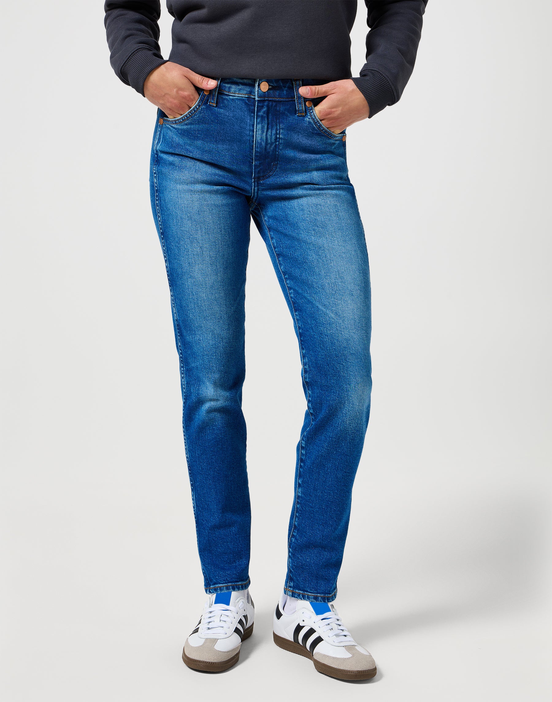 Piper en jeans Indigo Dusk Wrangler