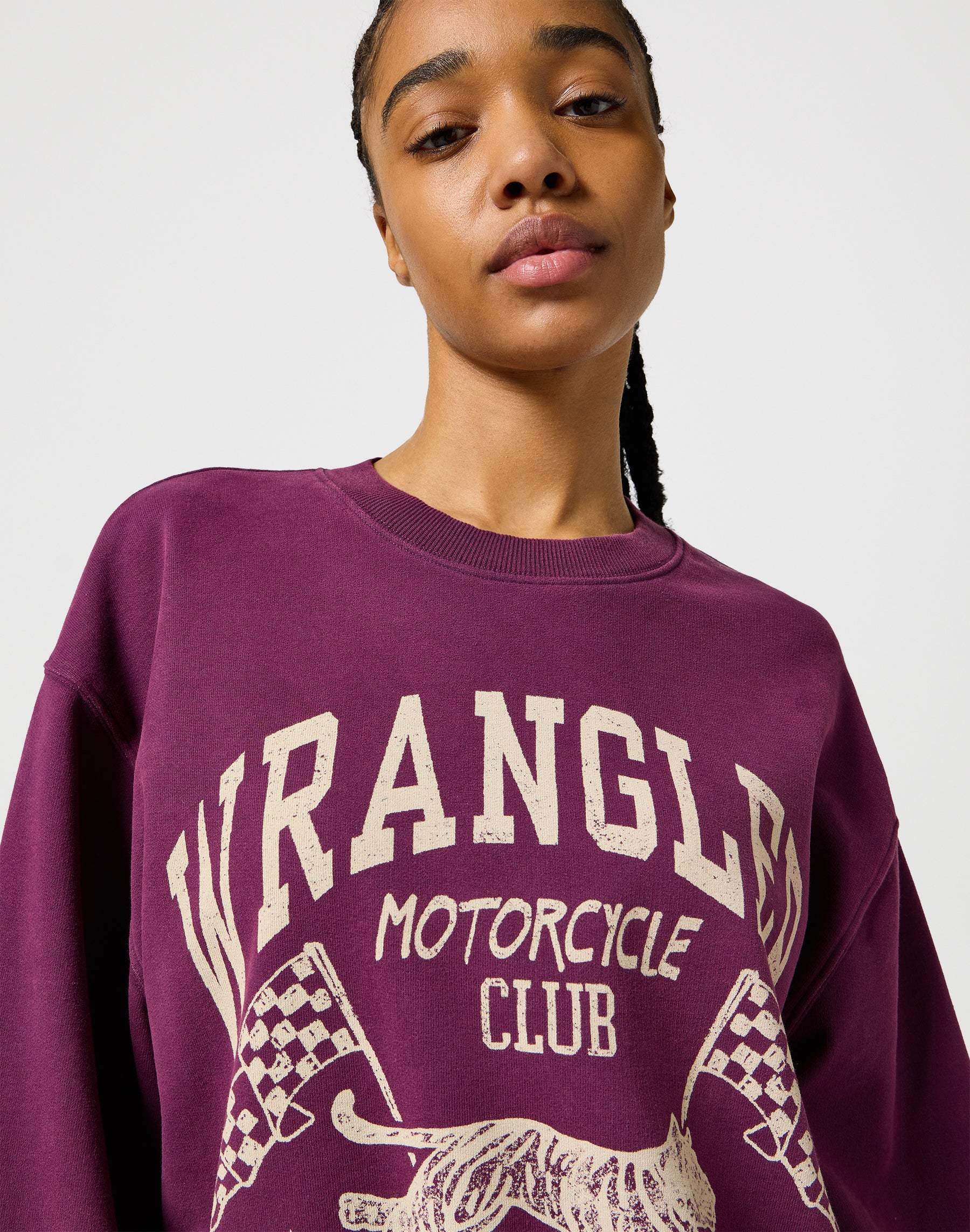Sweat surdimensionné à l'italienne Plum Sweatshirts Wrangler