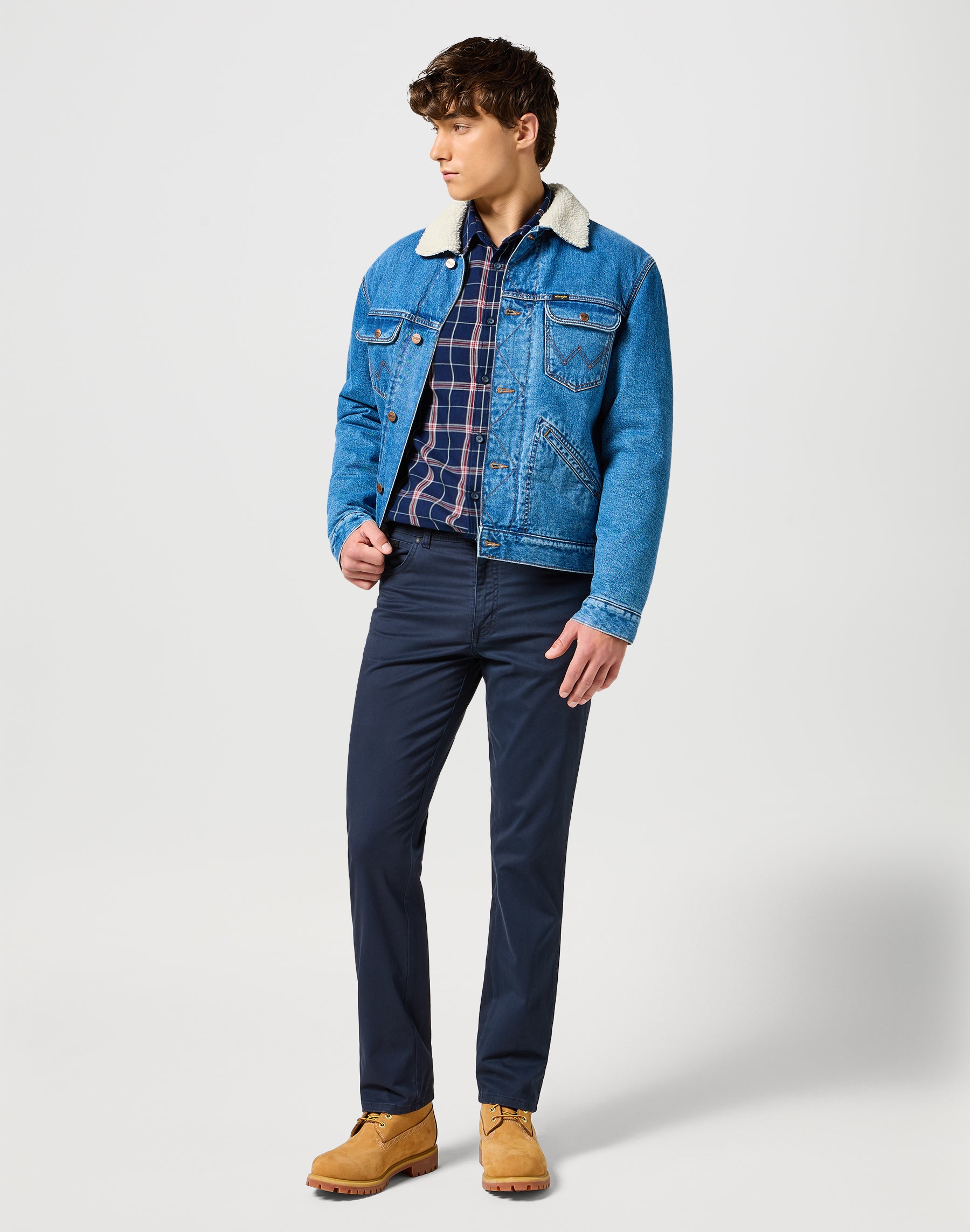 Texas in Dark Navy Pantalon Wrangler