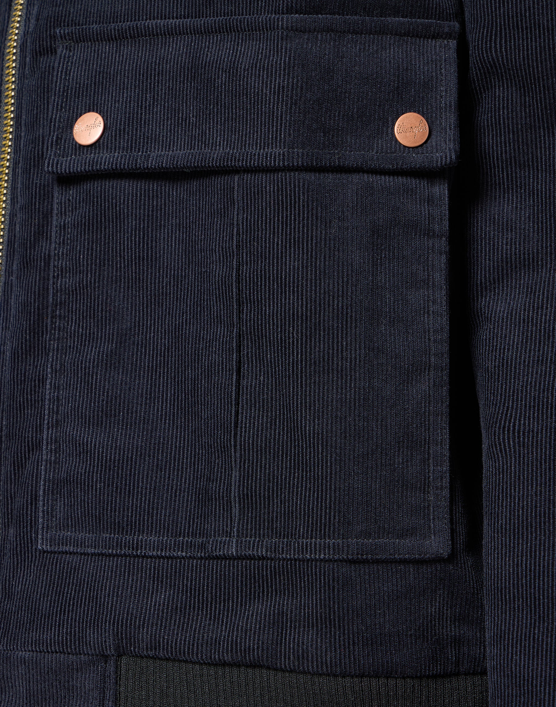 Corduroy Aviator in Black Vestes Wrangler