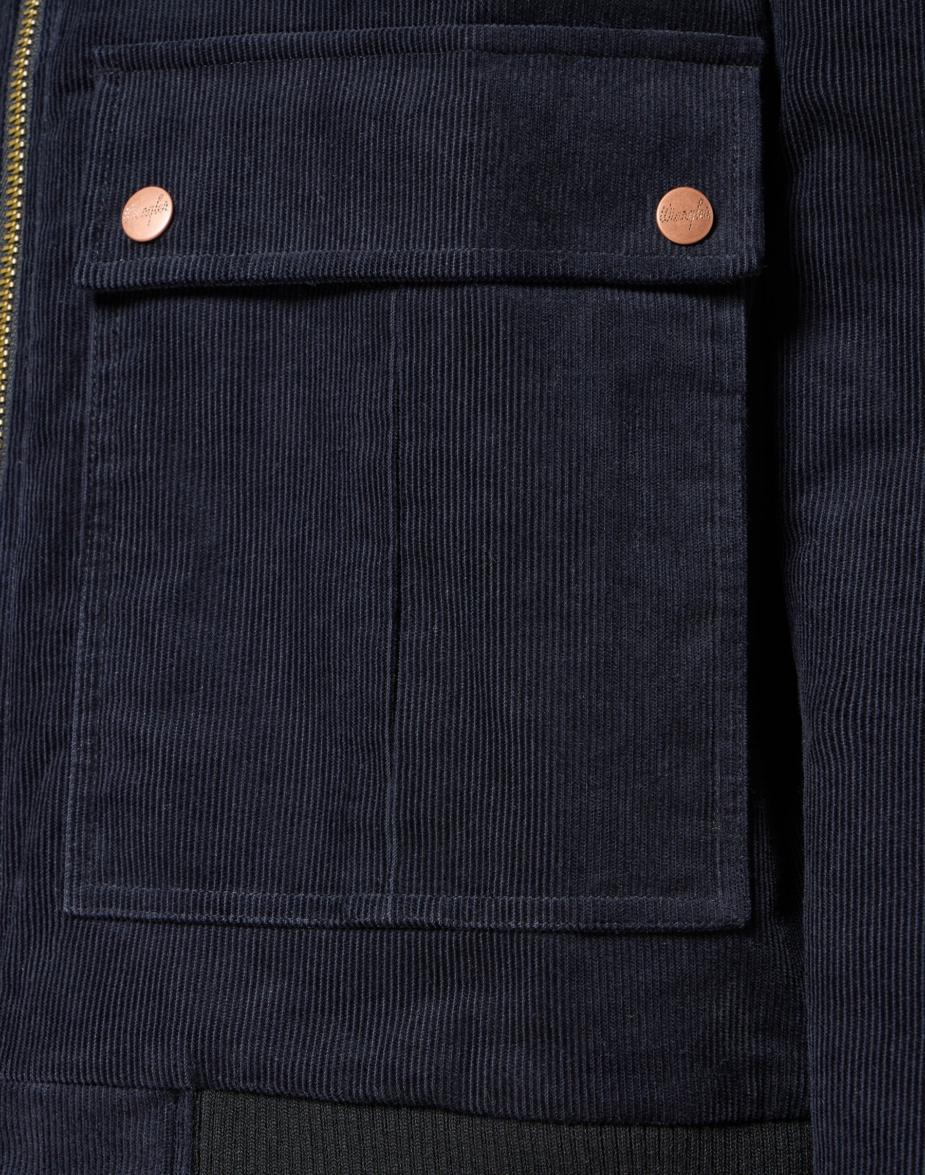 Corduroy Aviator in Black Vestes Wrangler