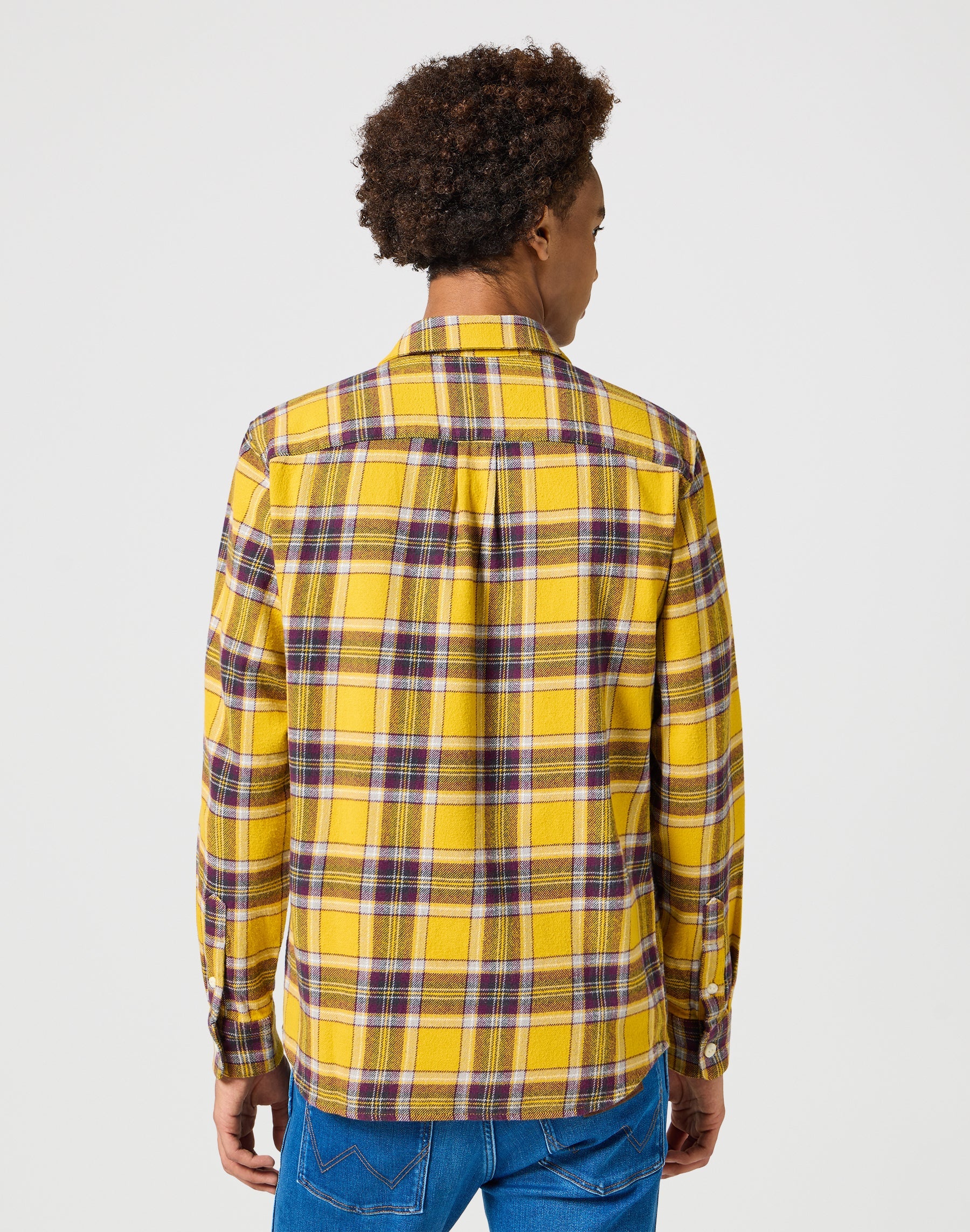 Two Pocket Shirt in Yellow Chemises Wrangler