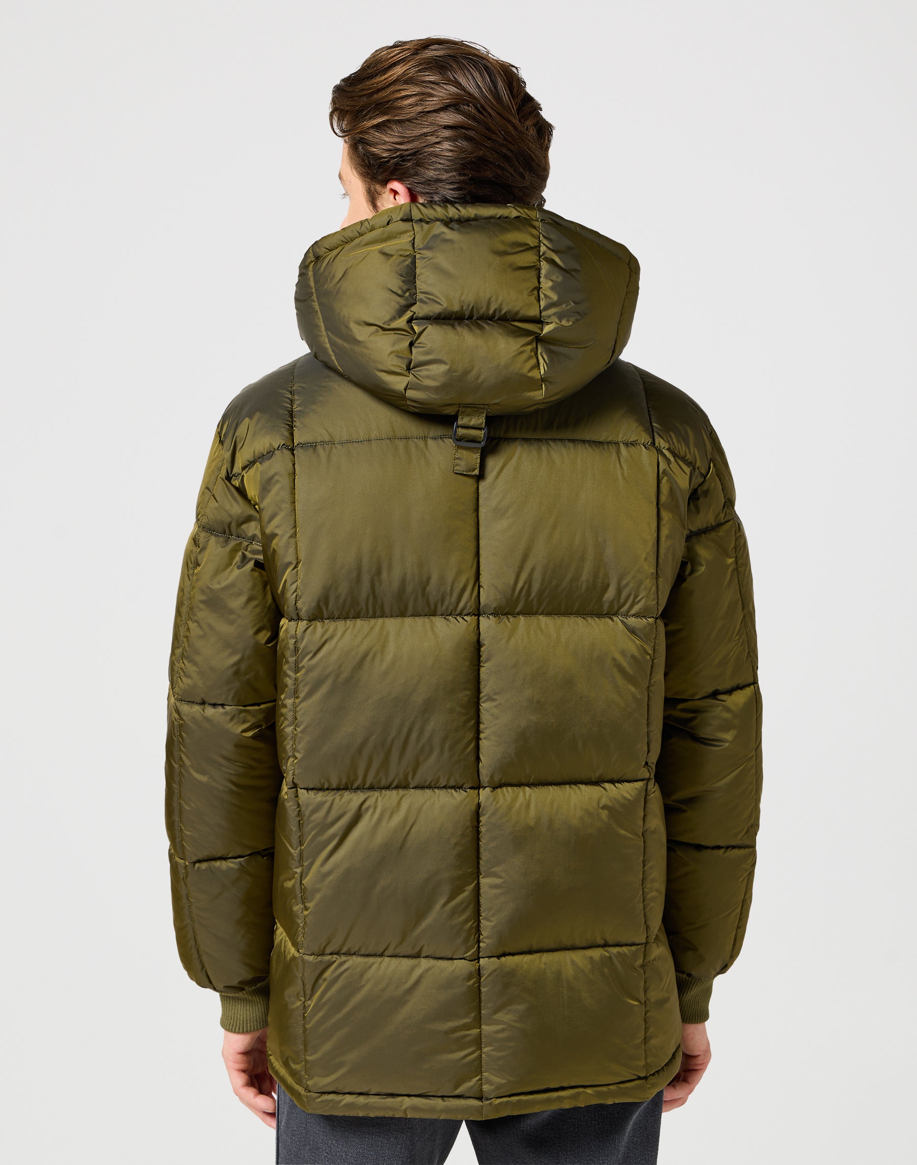 Parka Jacket in Ivy Green Vestes Wrangler
