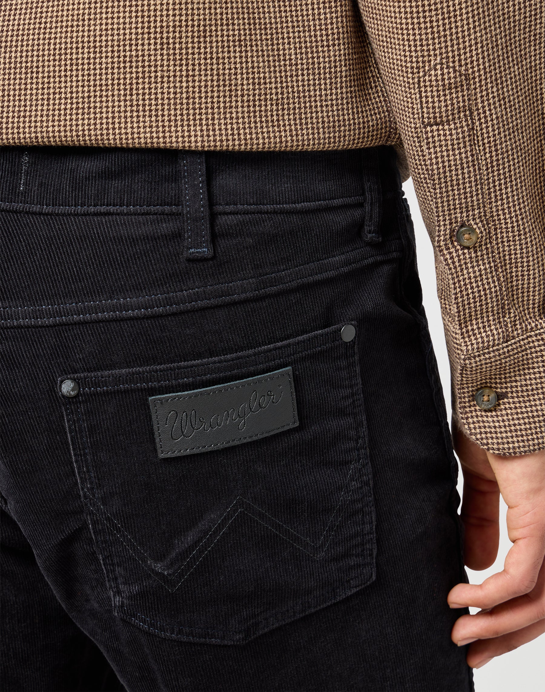 Greensboro in Black Pantalon Wrangler