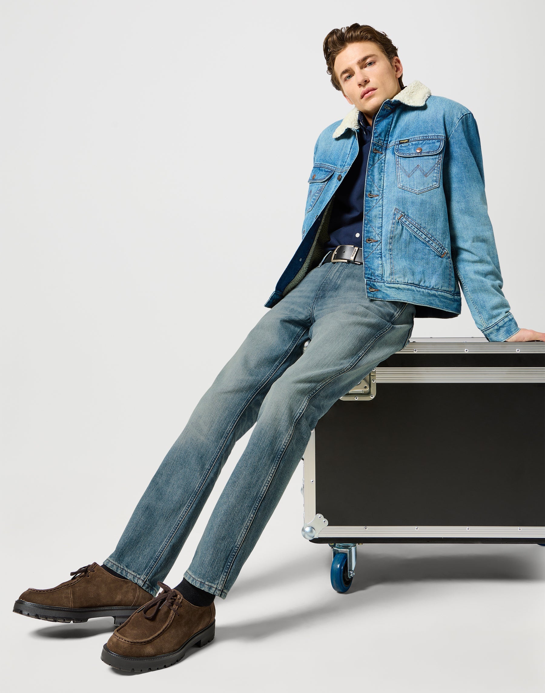 Greensboro en jeans Sage Wash Wrangler