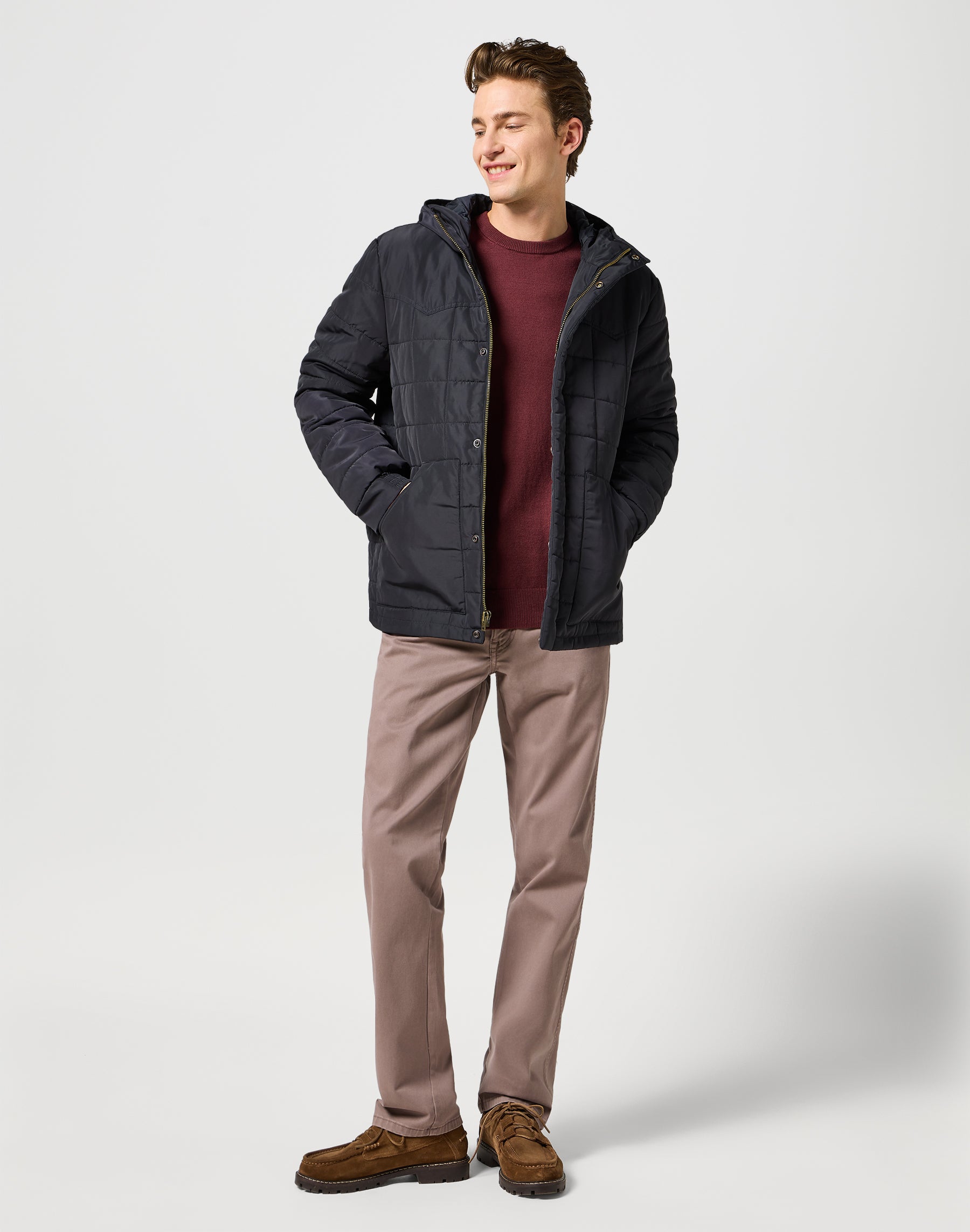 Transitional Puffer in Black Vestes Wrangler
