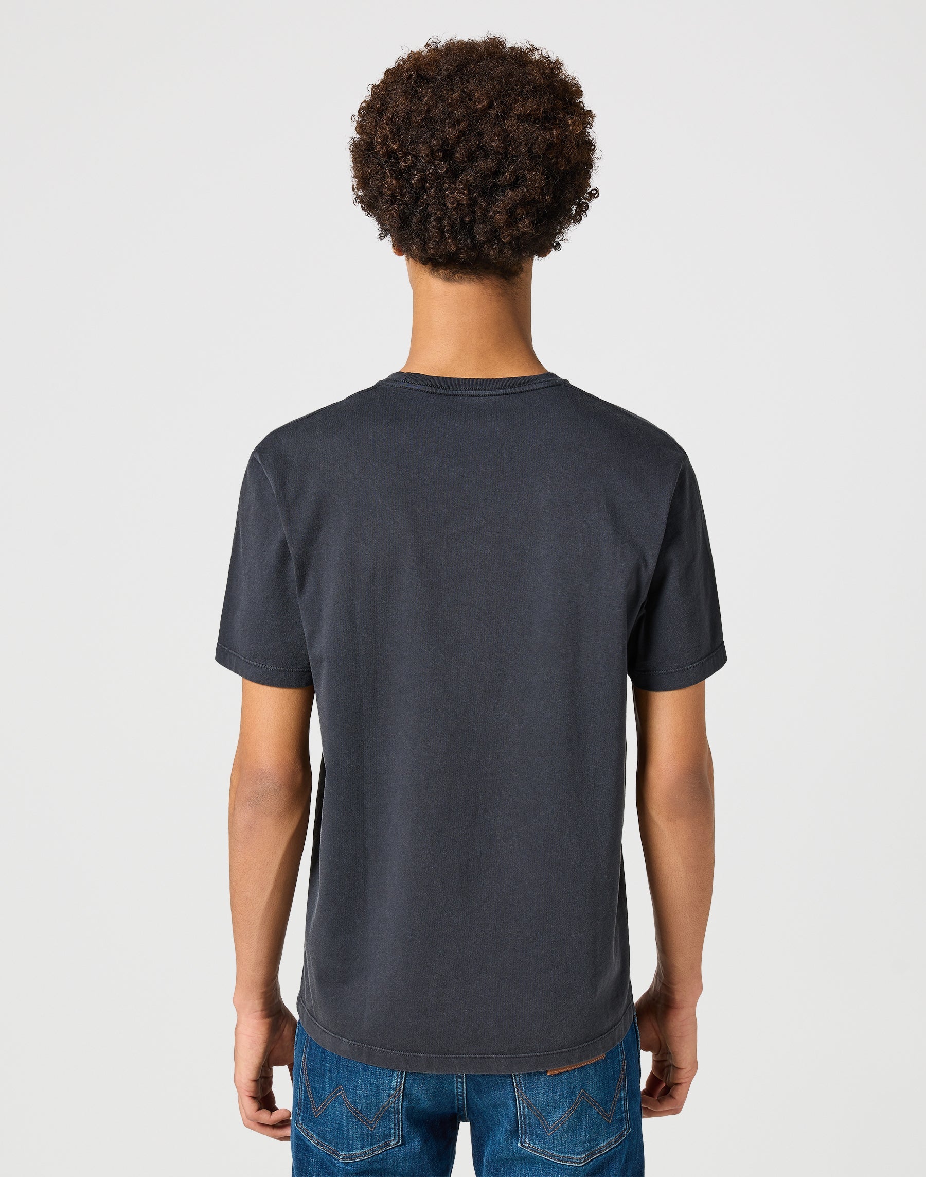 Graphic Tee in Faded Black T-shirts Wrangler