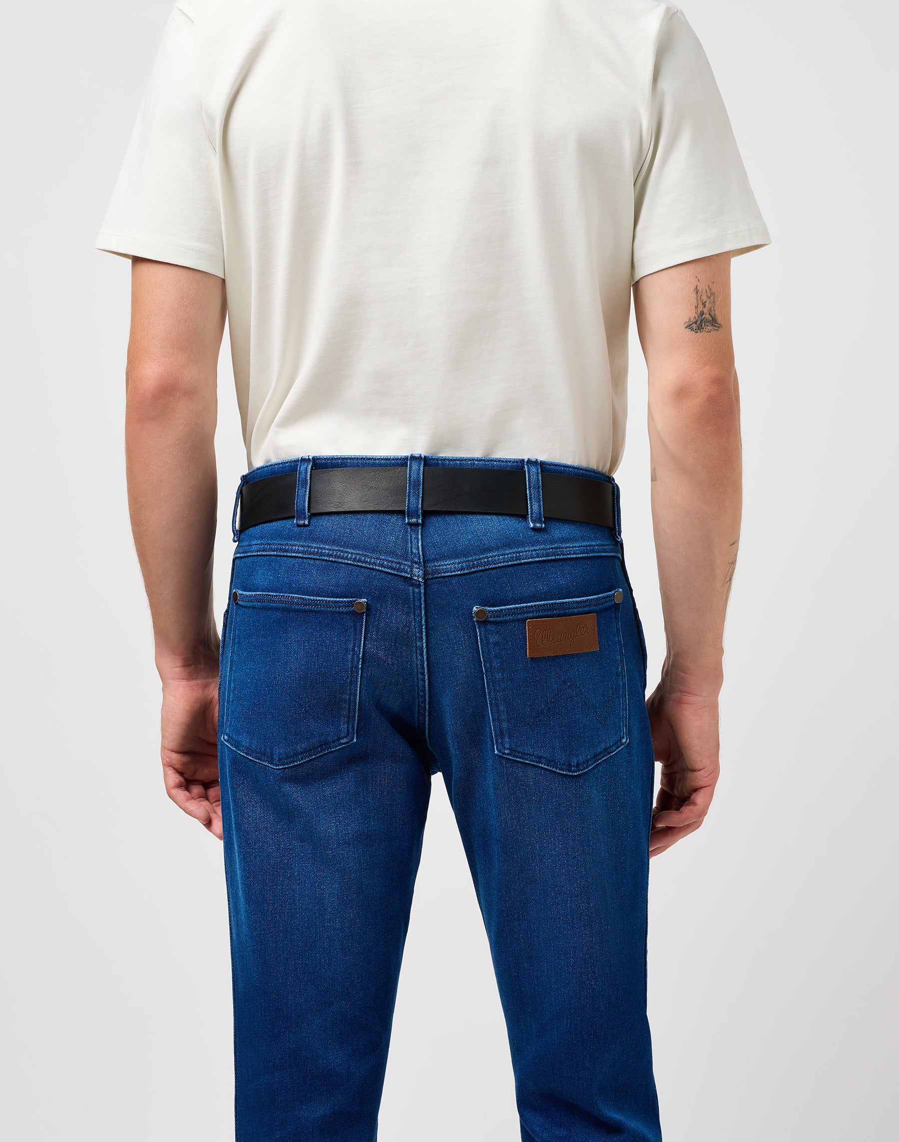 Big Buckle Belt in Black Ceinture Wrangler