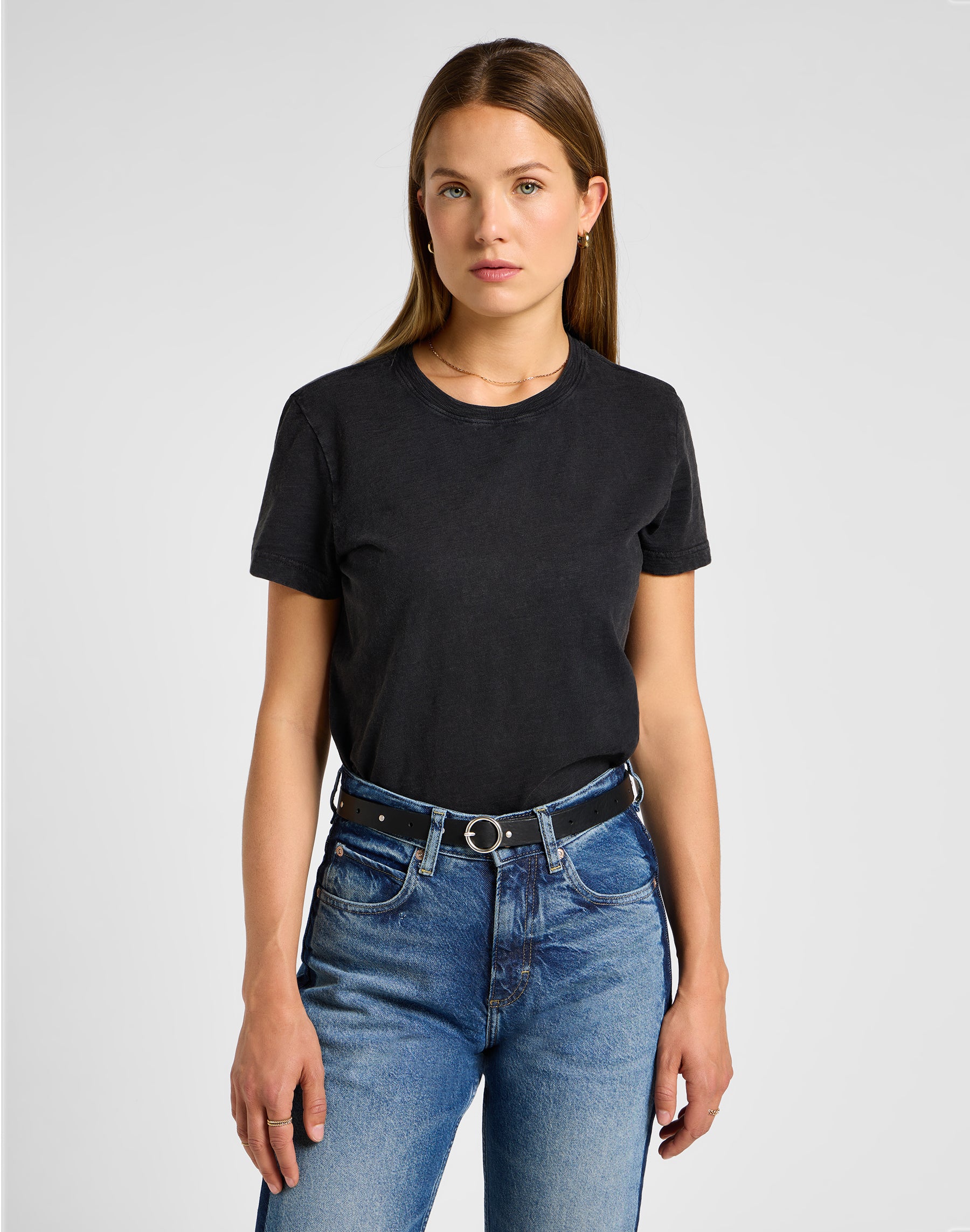 Studded Belt in Black Ceinture Lee
