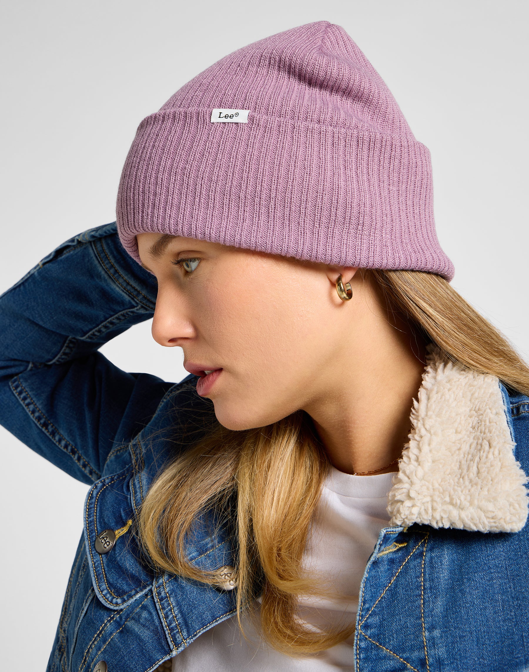 Bonnet Ribbed dans Bonnets Pretty Plum Lee