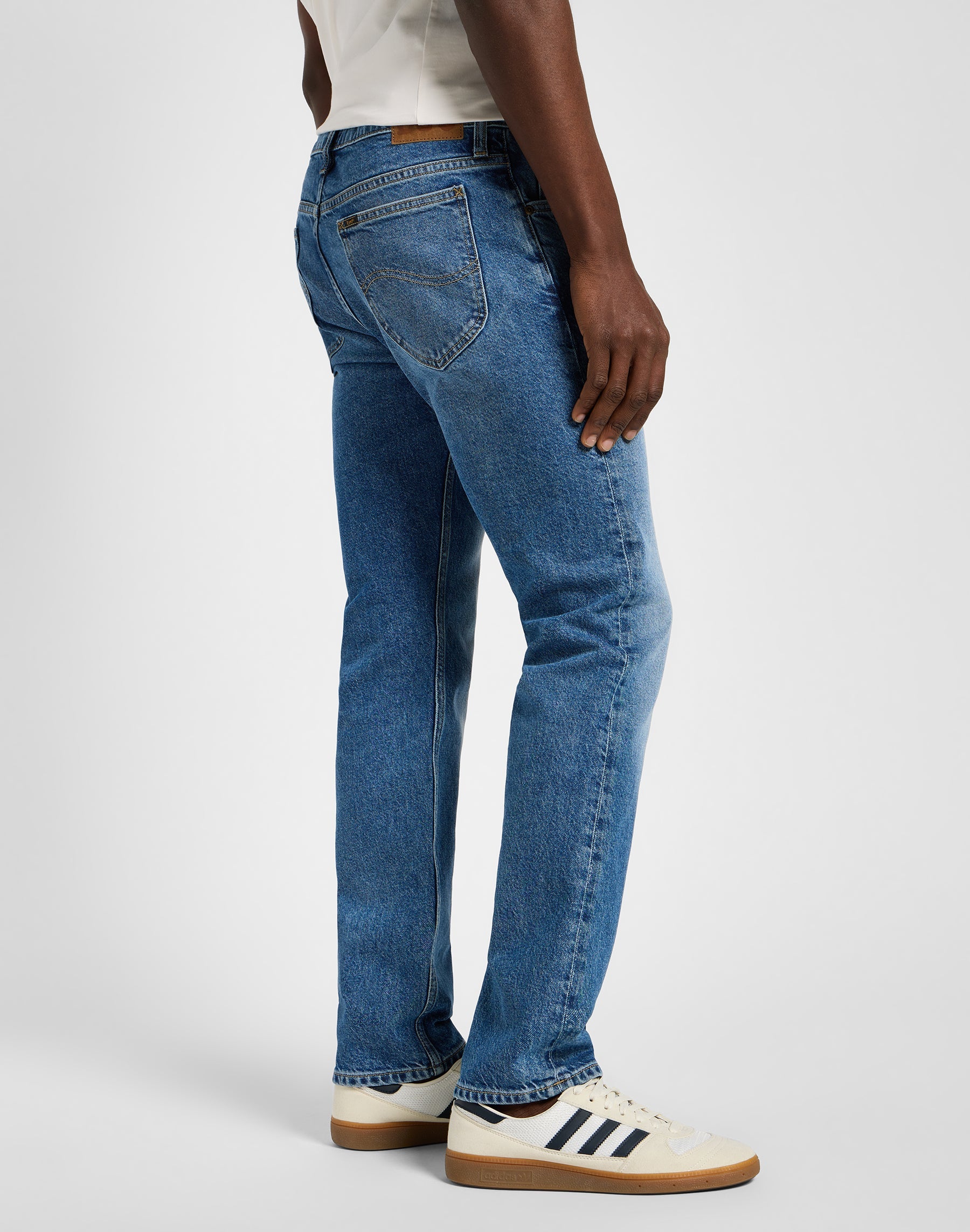 Rider en jeans Groundwater Lee