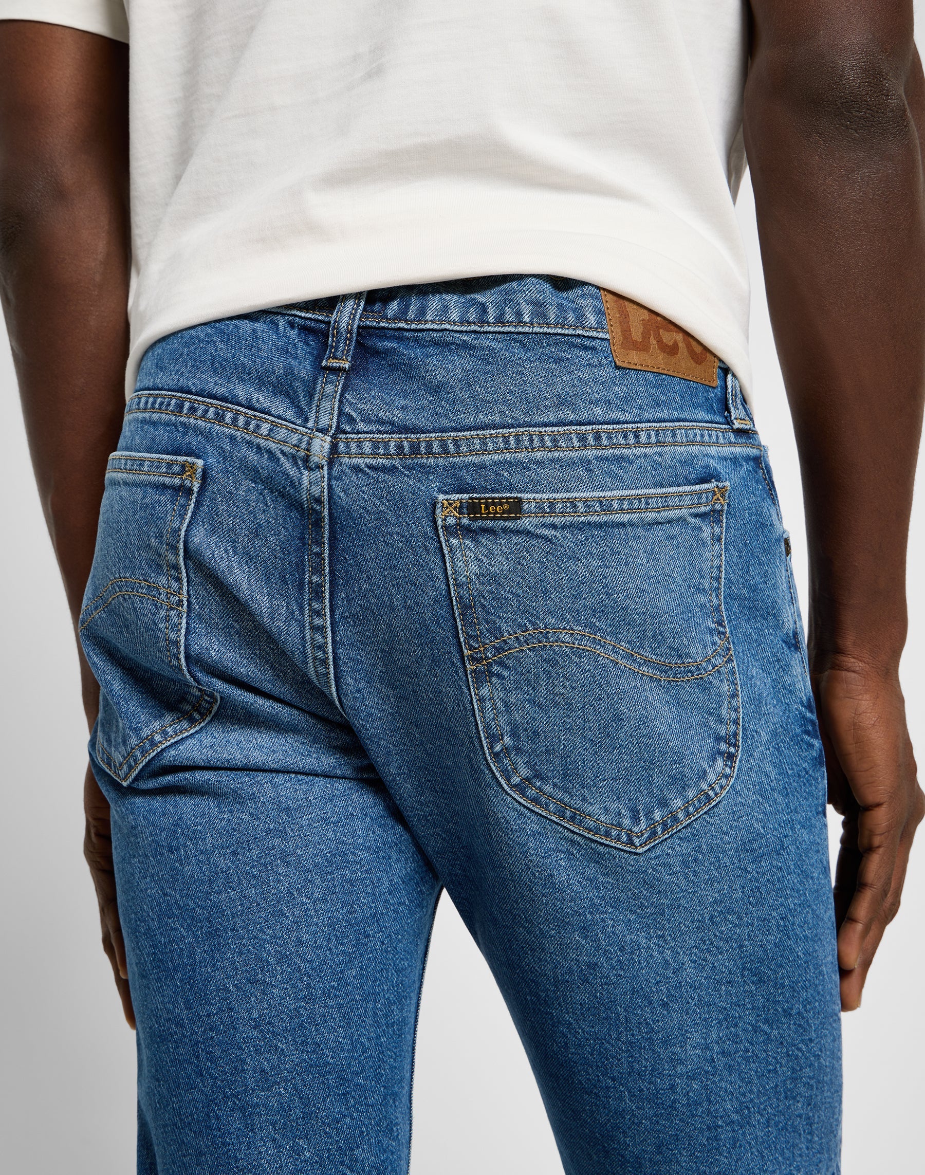 Rider en jeans Groundwater Lee