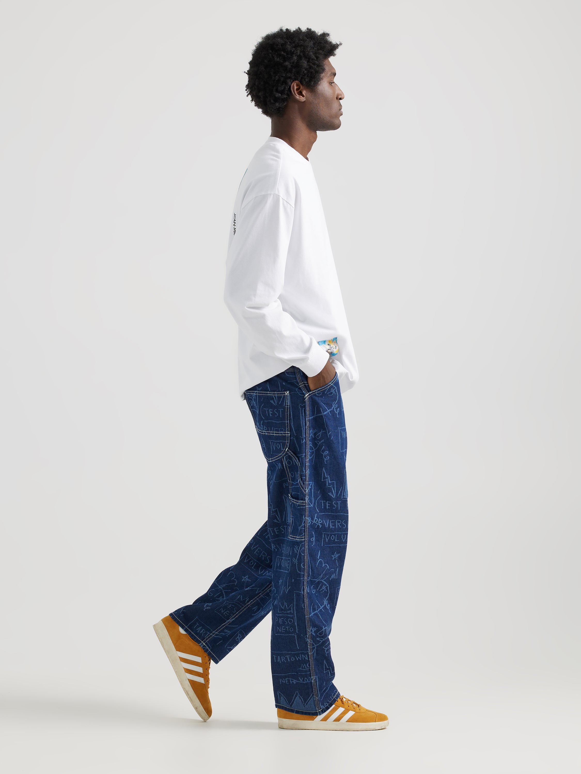 Jeans imprimés JMB dans Dark Shade Jeans Lee