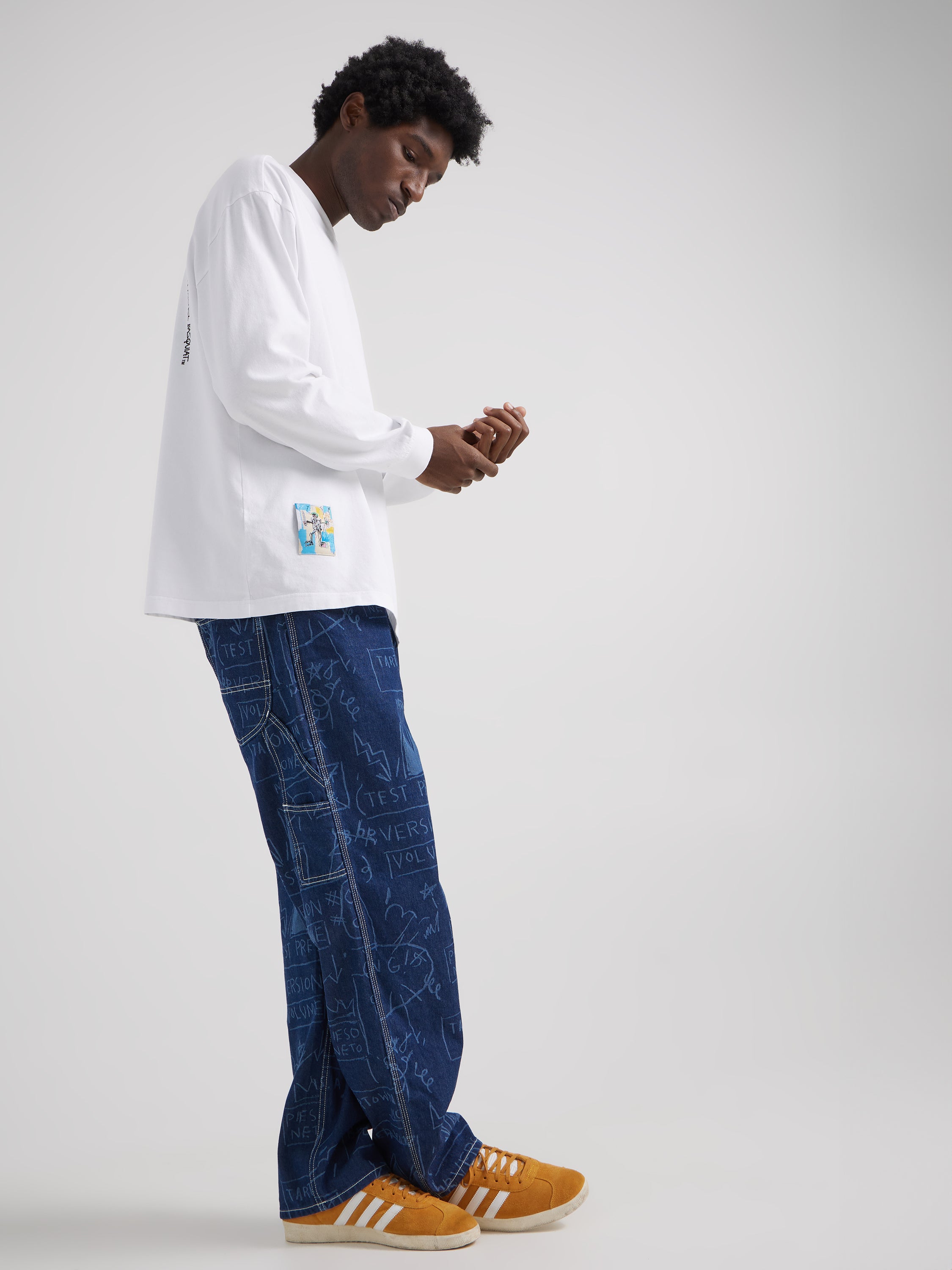Jeans imprimés JMB dans Dark Shade Jeans Lee