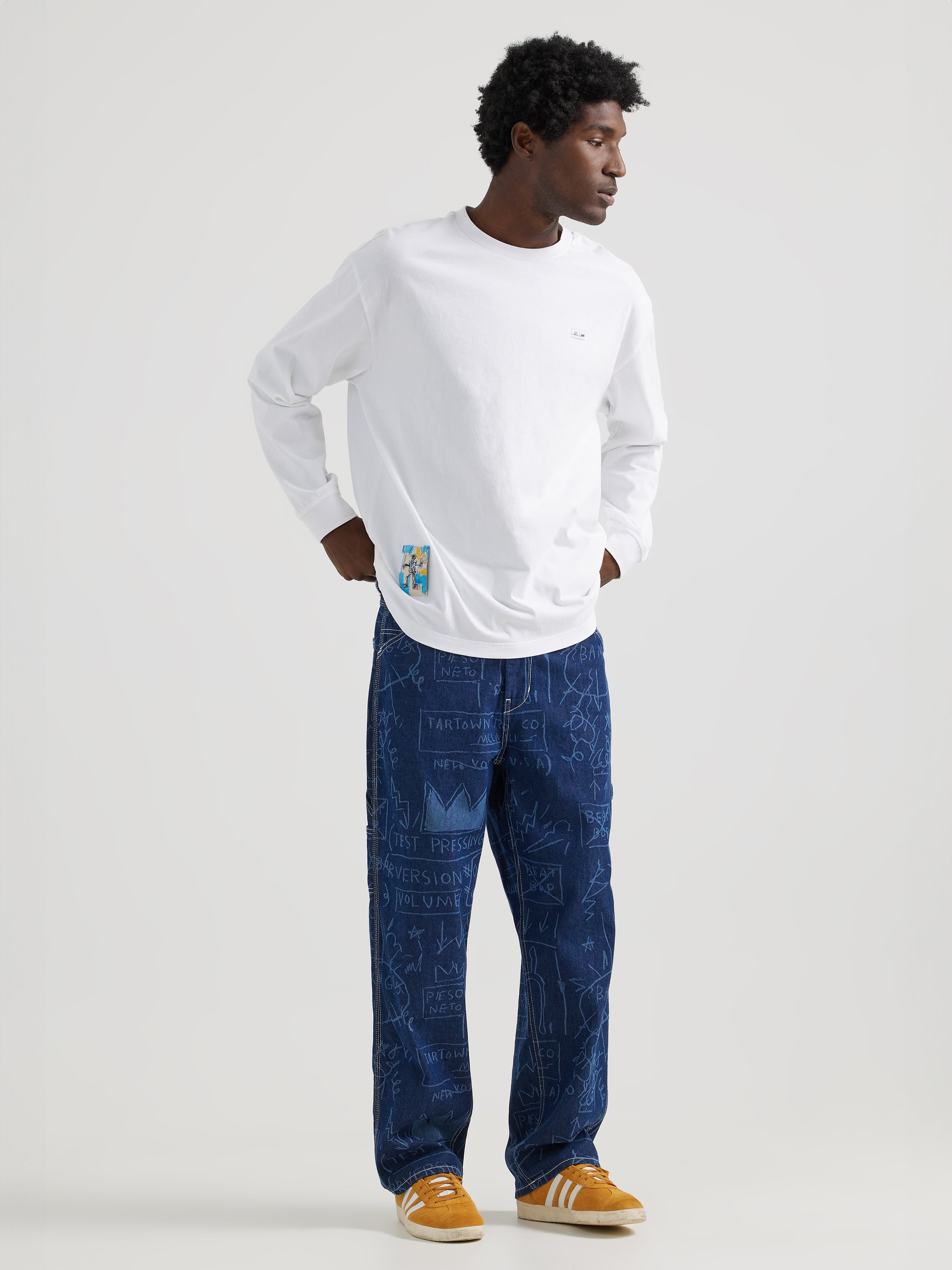 Jeans imprimés JMB dans Dark Shade Jeans Lee