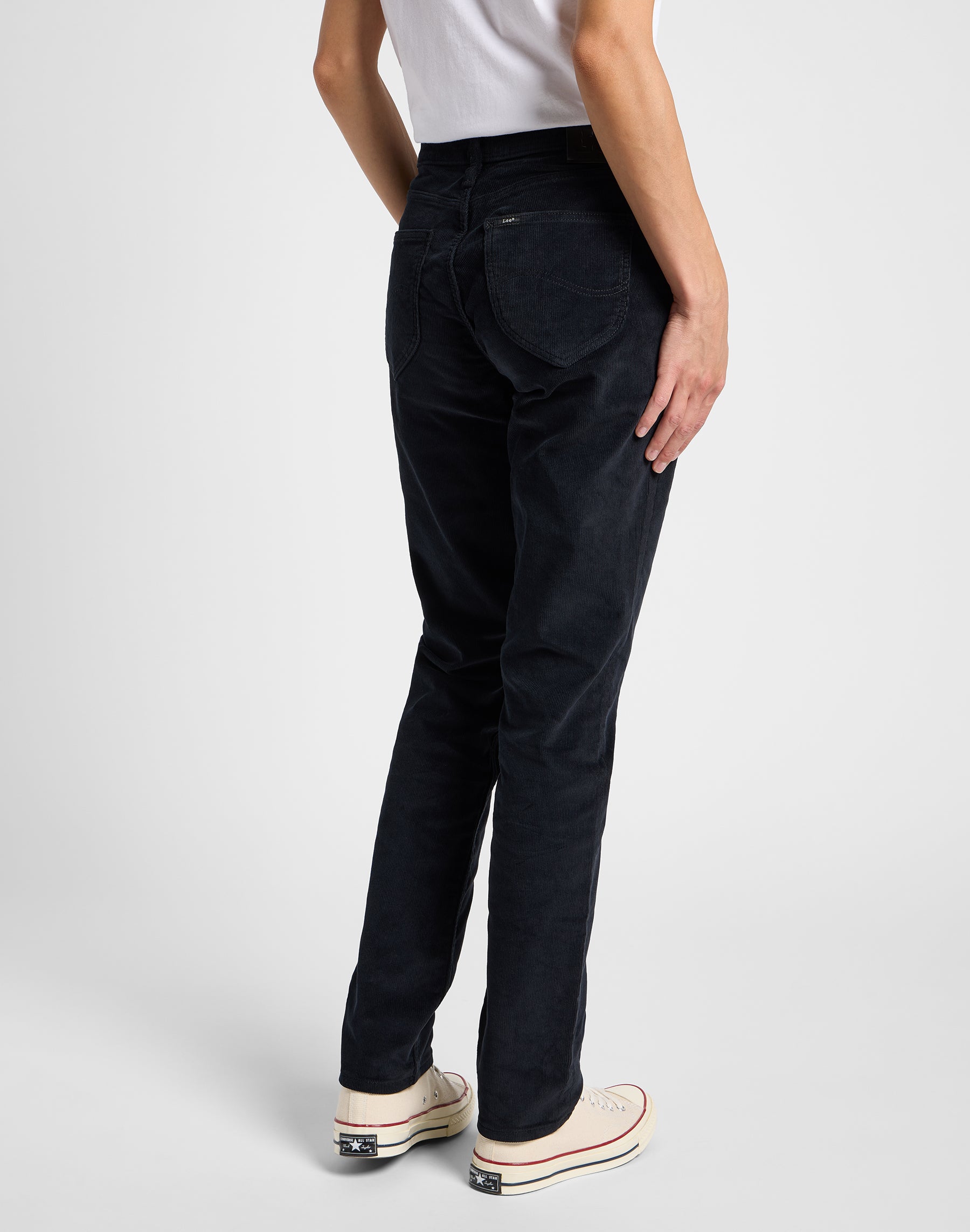 Marion Straight in Unionall Black Pantalon Lee