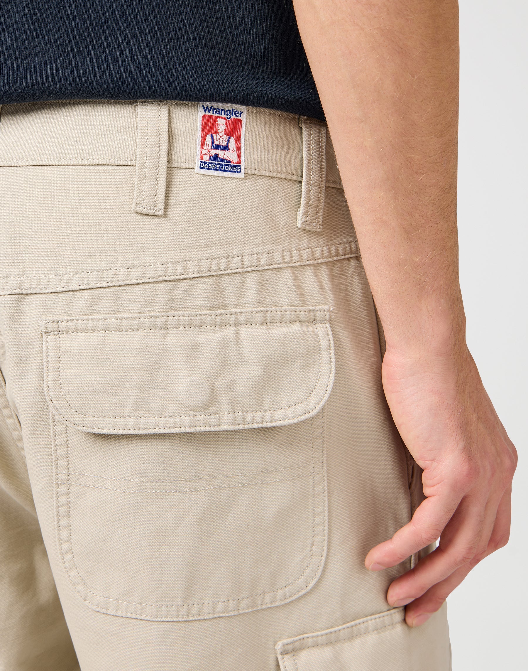 Casey Jones Cargo Shorts en Pelican Shorts Wrangler