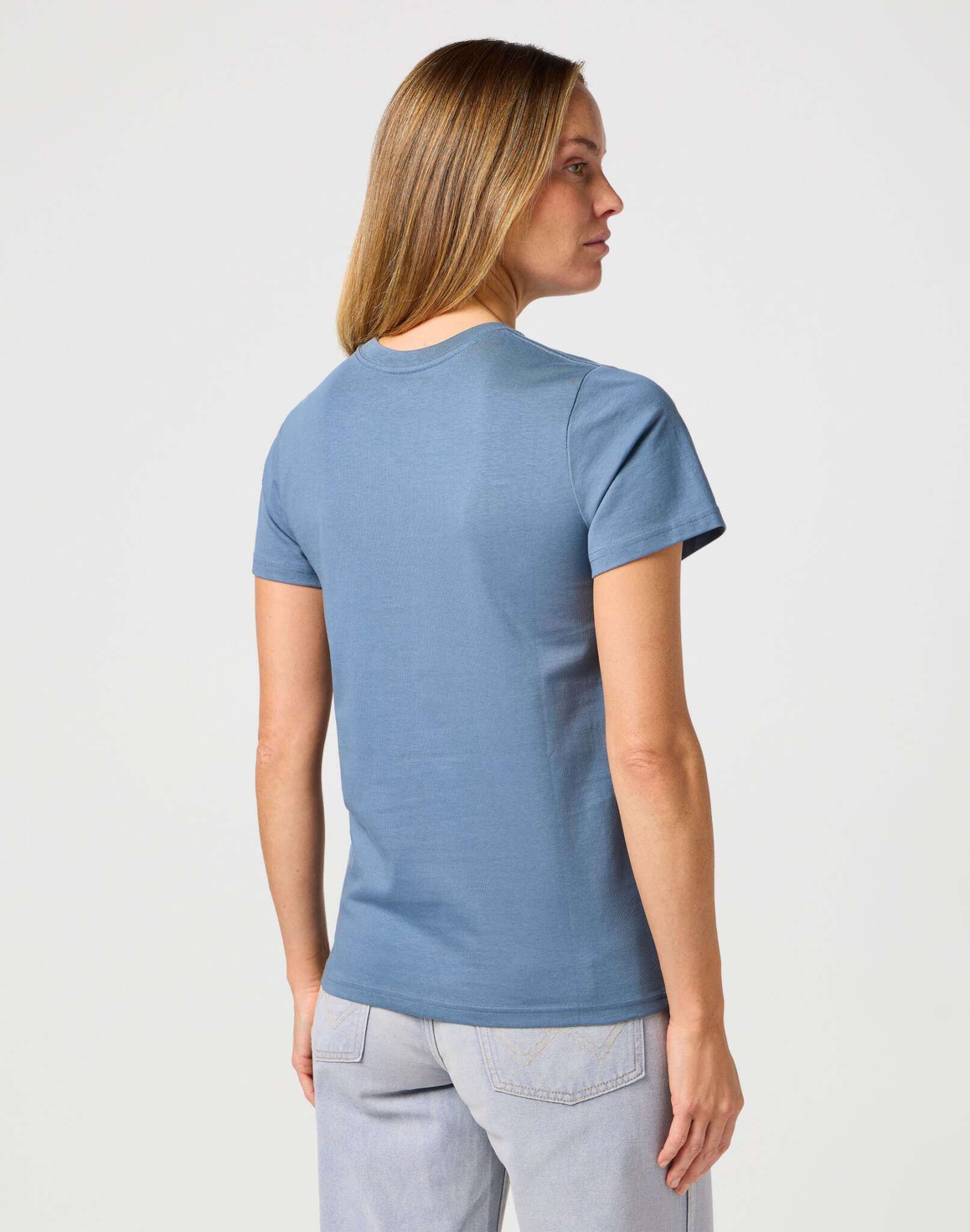 Graphic Tee in Dusty Blue T-shirts Wrangler