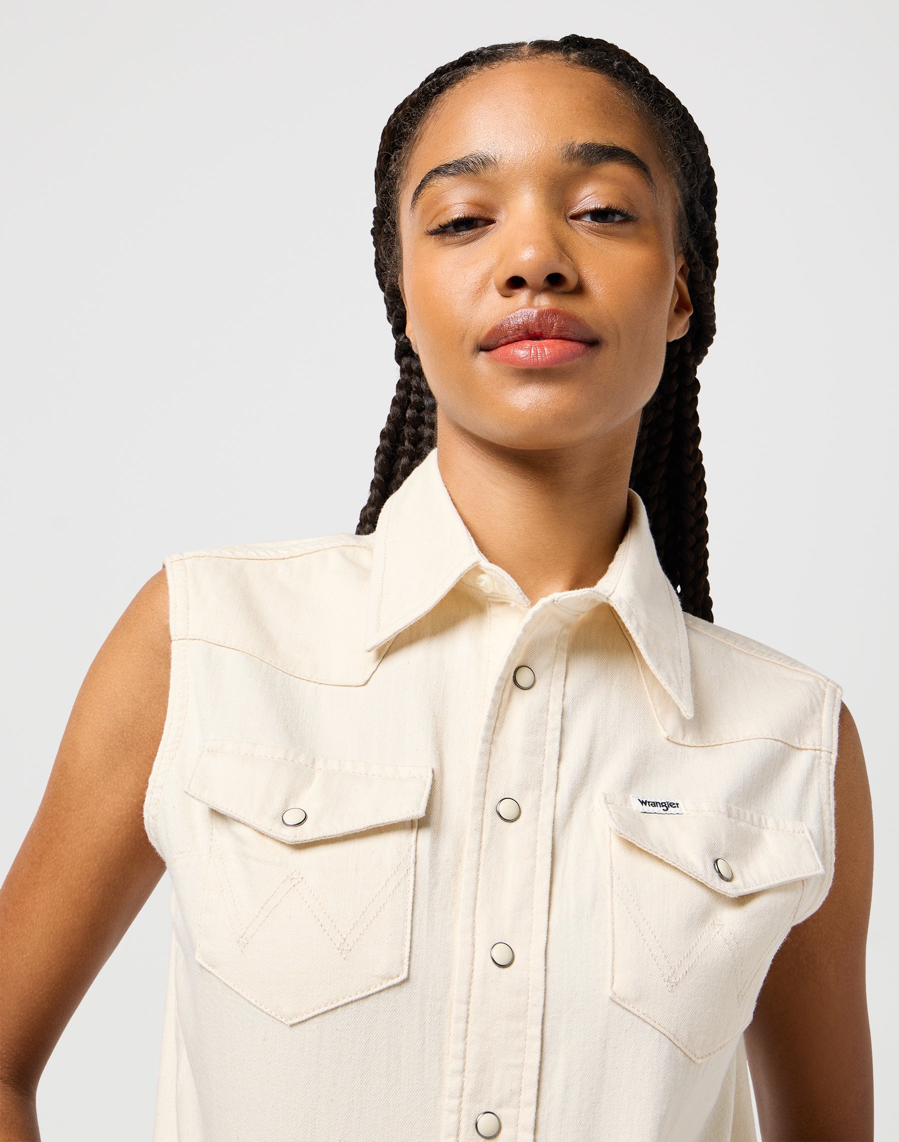 Robe sans manches en naturel Robes Wrangler