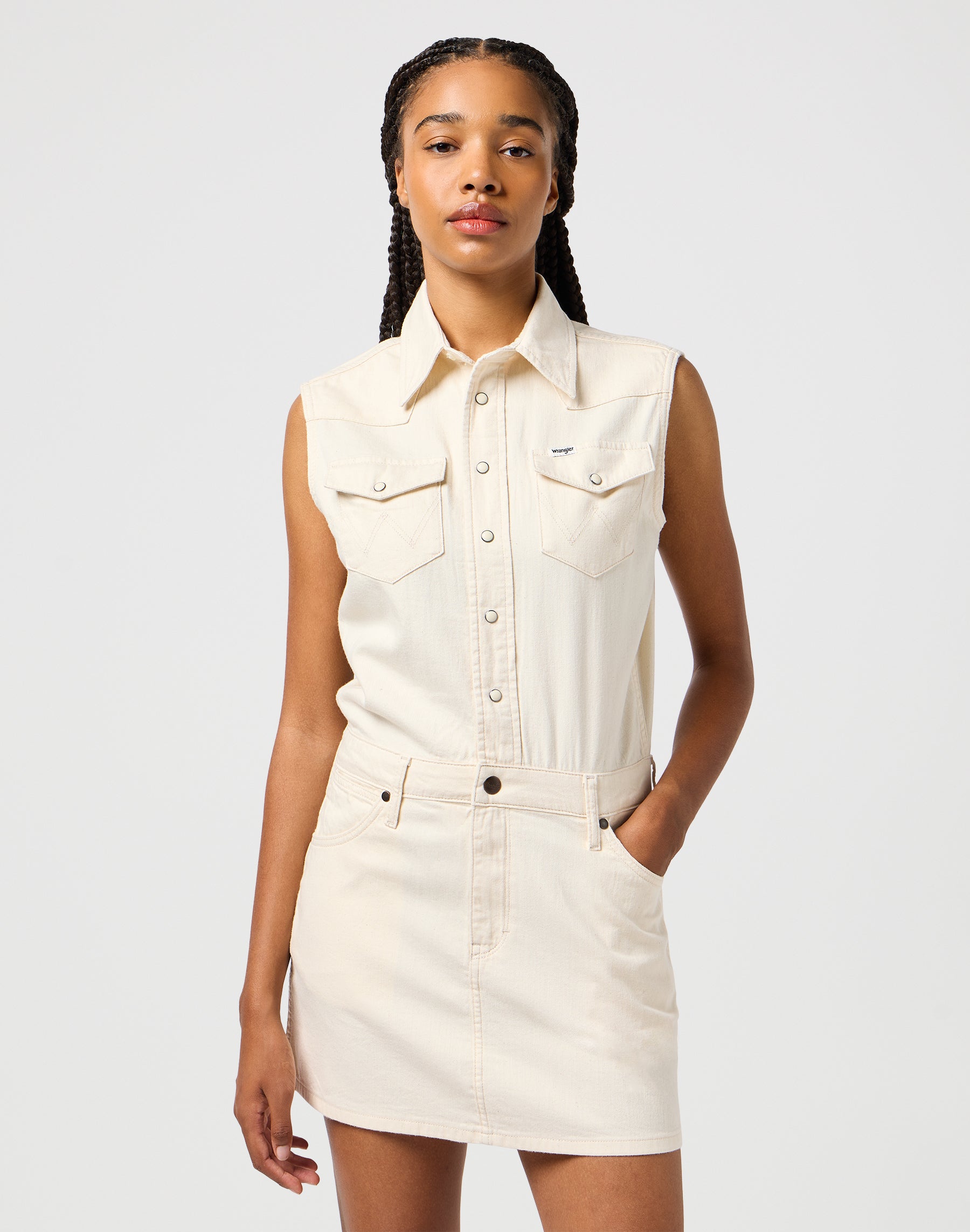 Robe sans manches en naturel Robes Wrangler