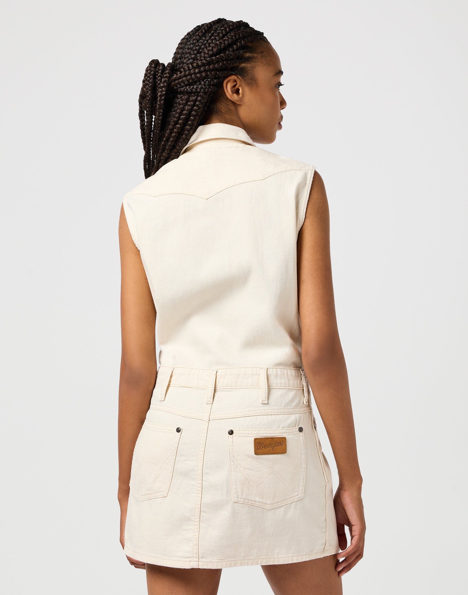 Robe sans manches en naturel Robes Wrangler